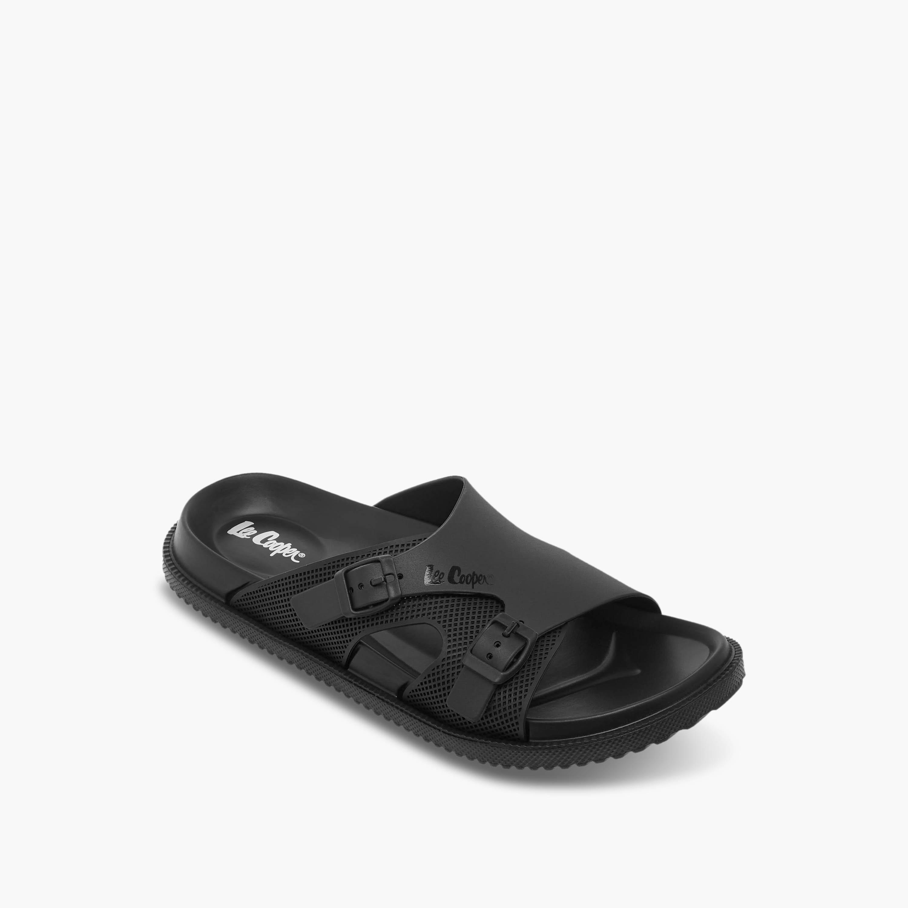 Lee Cooper Men Buckle Detail Slides-men-shoes-flipflopsandslides-image-2