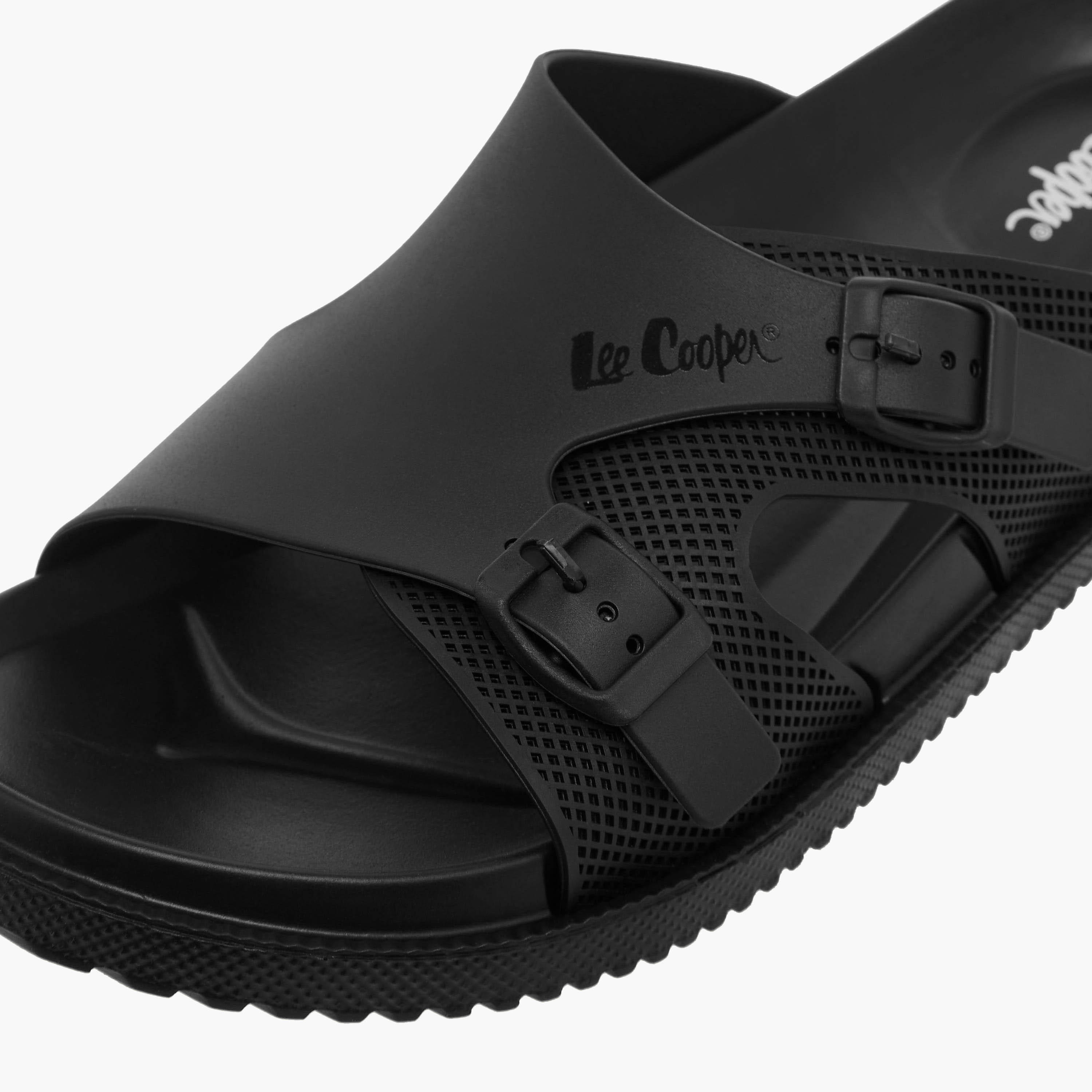 Lee Cooper Men Buckle Detail Slides-men-shoes-flipflopsandslides-image-4