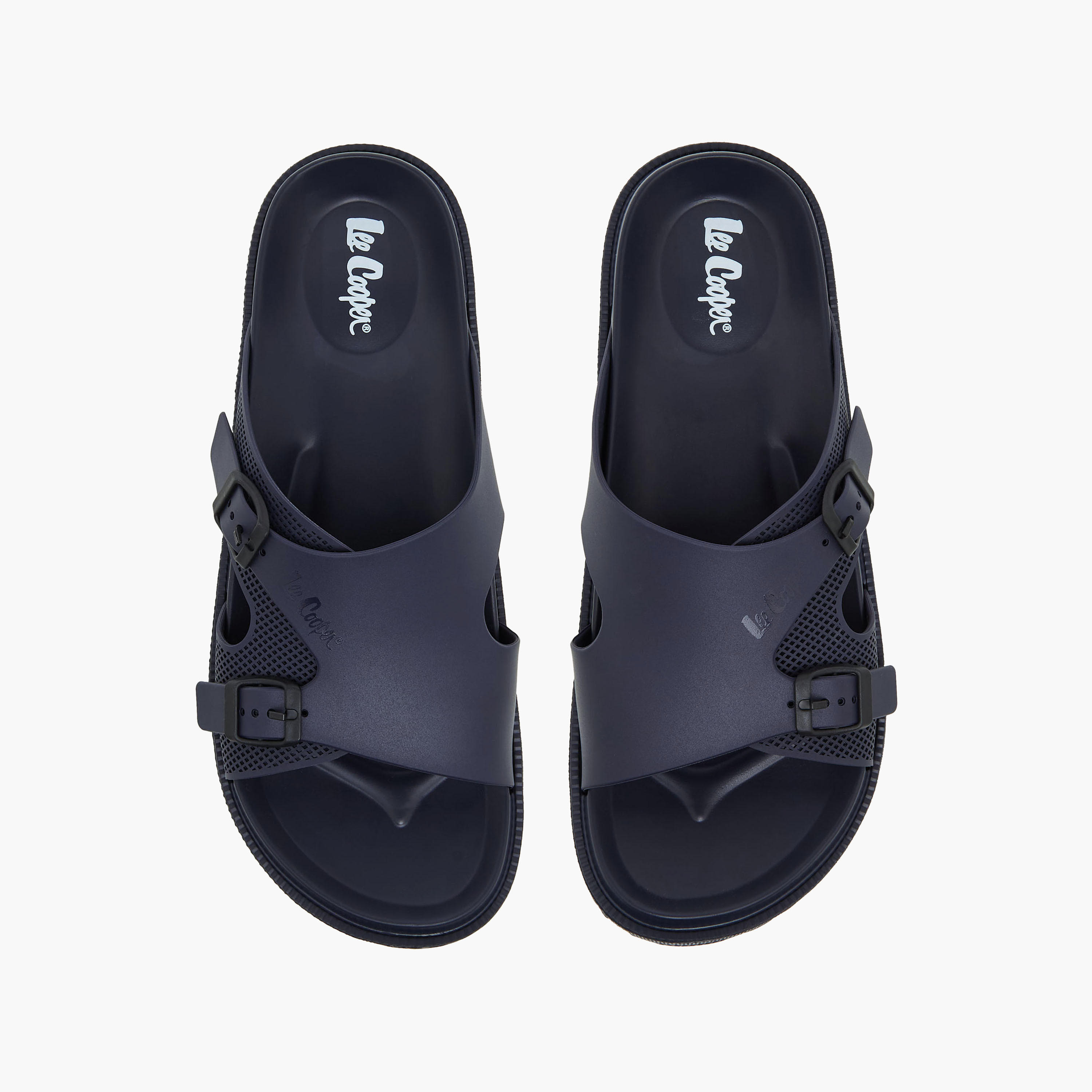 Lee Cooper Men Buckle Detail Slides-men-shoes-flipflopsandslides-image-1