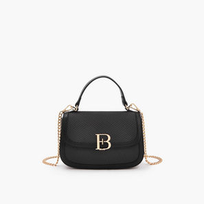 Flora Bella Logo Detail Crossbody Bag with Chain Strap-women-image-1