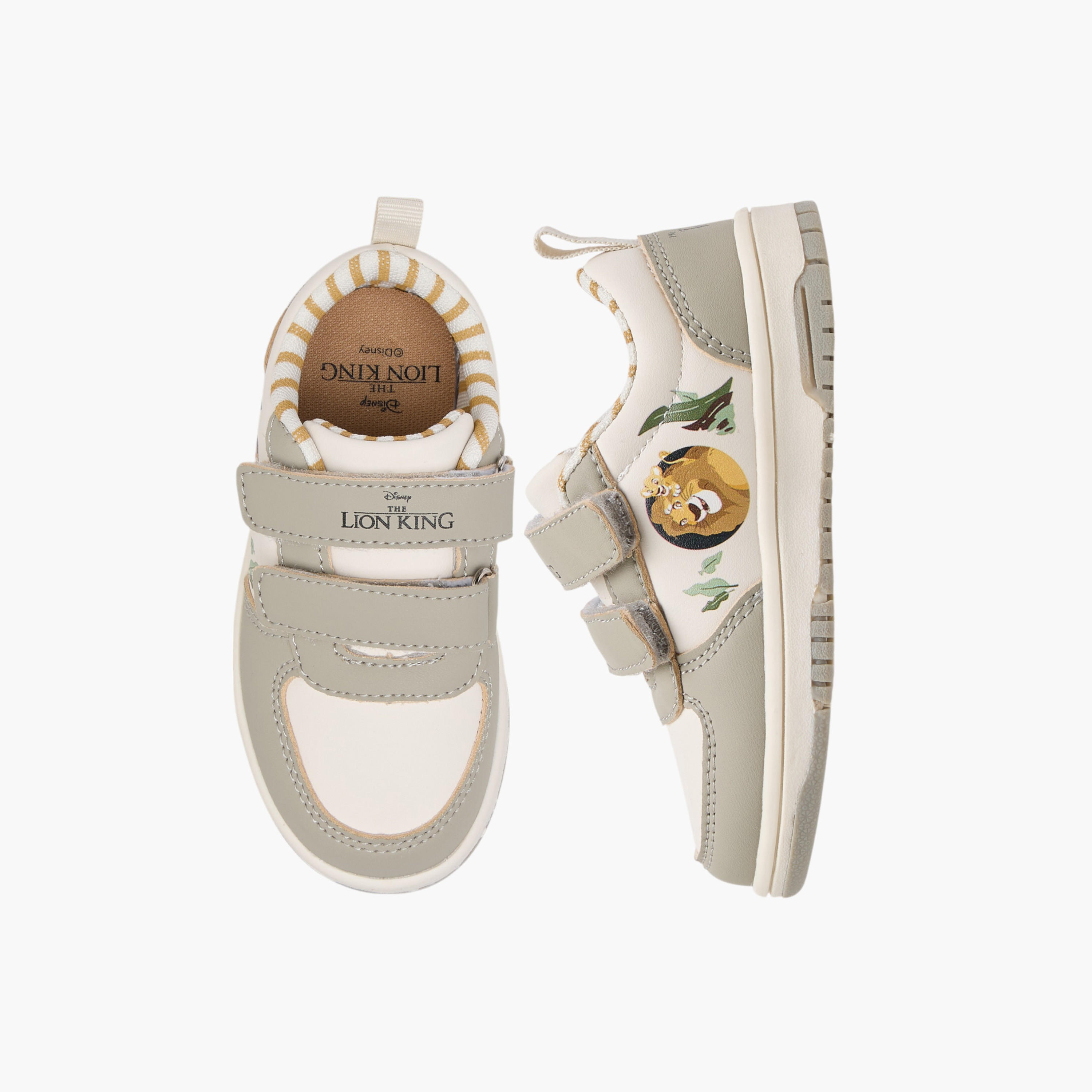 حذاء سنيكرز بطبعات ليون كينج وشريط إغلاق من ديزني-boys-shoes-sneakers-image-1