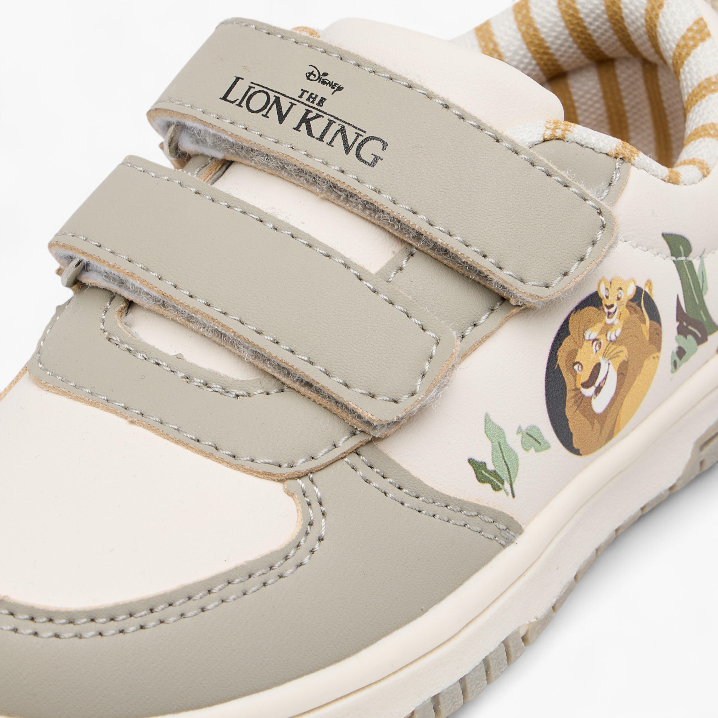 حذاء سنيكرز بطبعات ليون كينج وشريط إغلاق من ديزني-boys-shoes-sneakers-image-4
