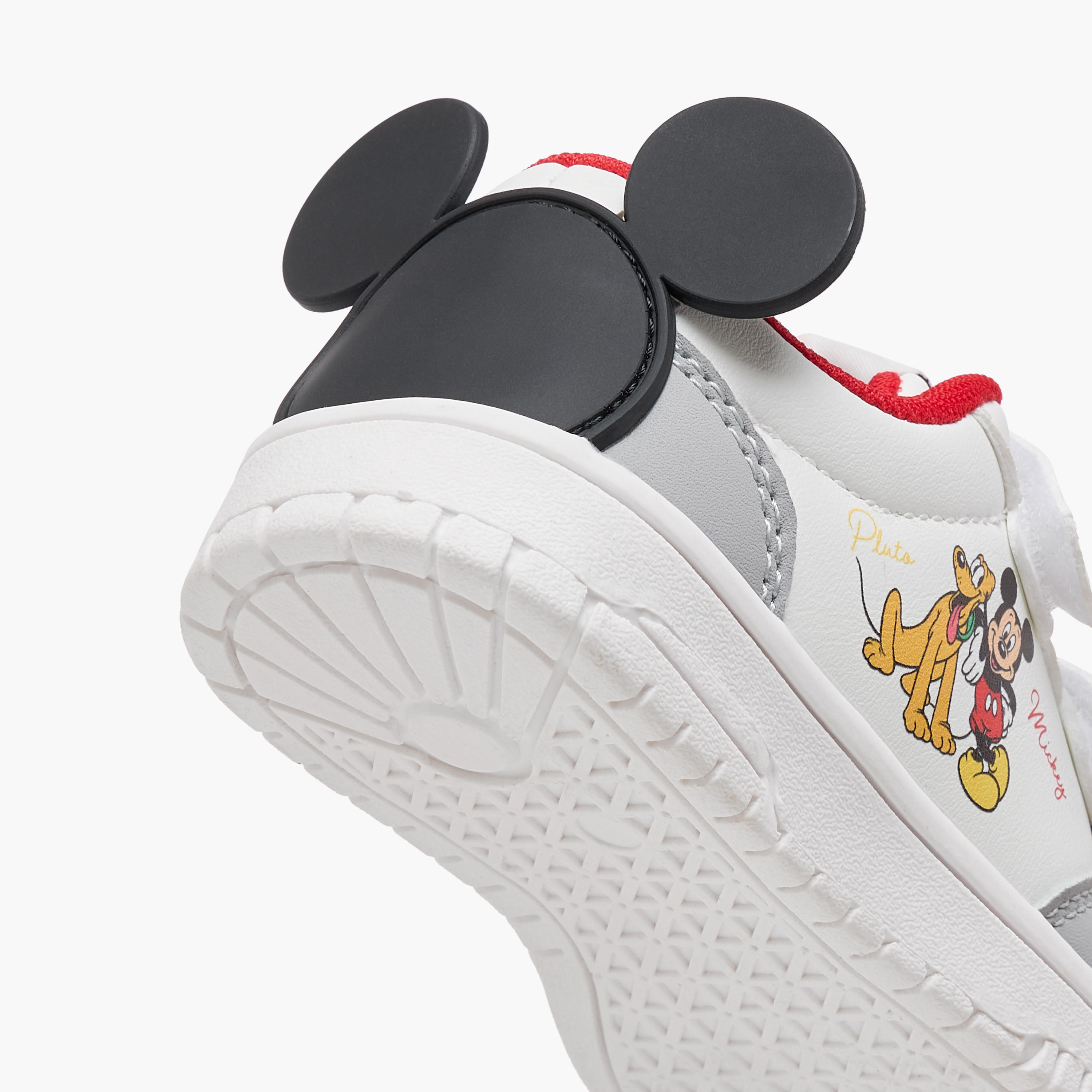 Disney Mickey Mouse Applique Sneakers with Hook and Loop Closure-boys-shoes-sneakers-image-5