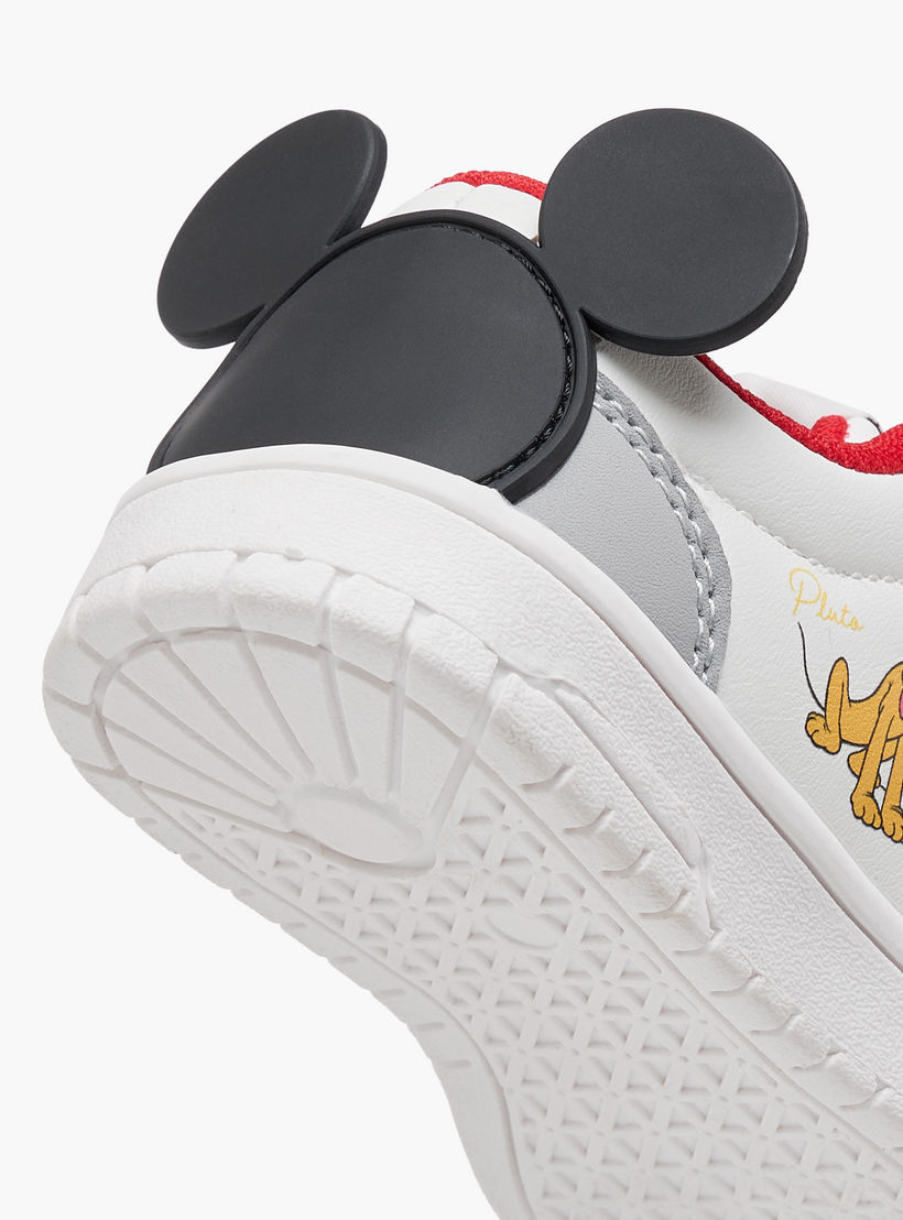 Disney Mickey Mouse Applique Sneakers with Hook and Loop Closure-boys-shoes-sneakers-image-5