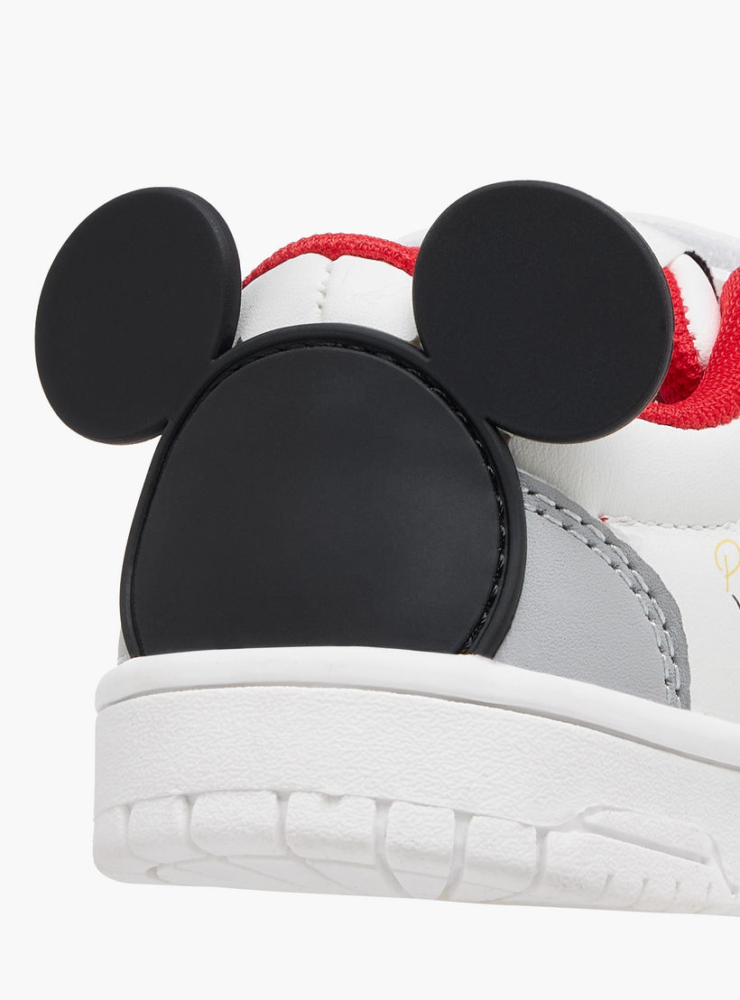 Disney Mickey Mouse Applique Sneakers with Hook and Loop Closure-boys-shoes-sneakers-image-6