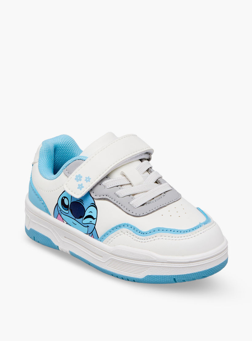 Disney Girls Stitch Print Hook & Loop Ankle Sneakers-girls-shoes-sneakers-image-2