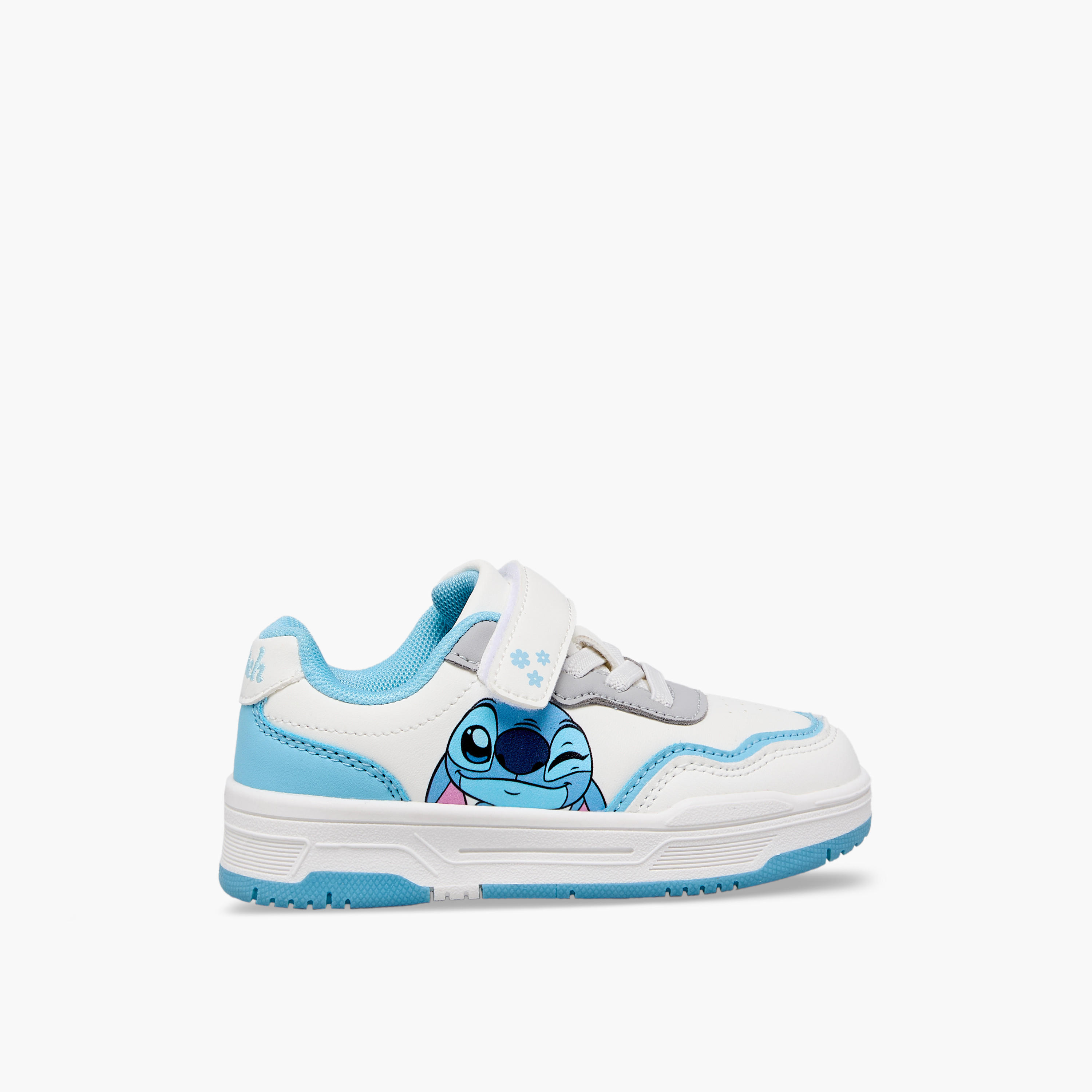 Disney Girls Stitch Print Hook & Loop Ankle Sneakers-girls-shoes-sneakers-image-3
