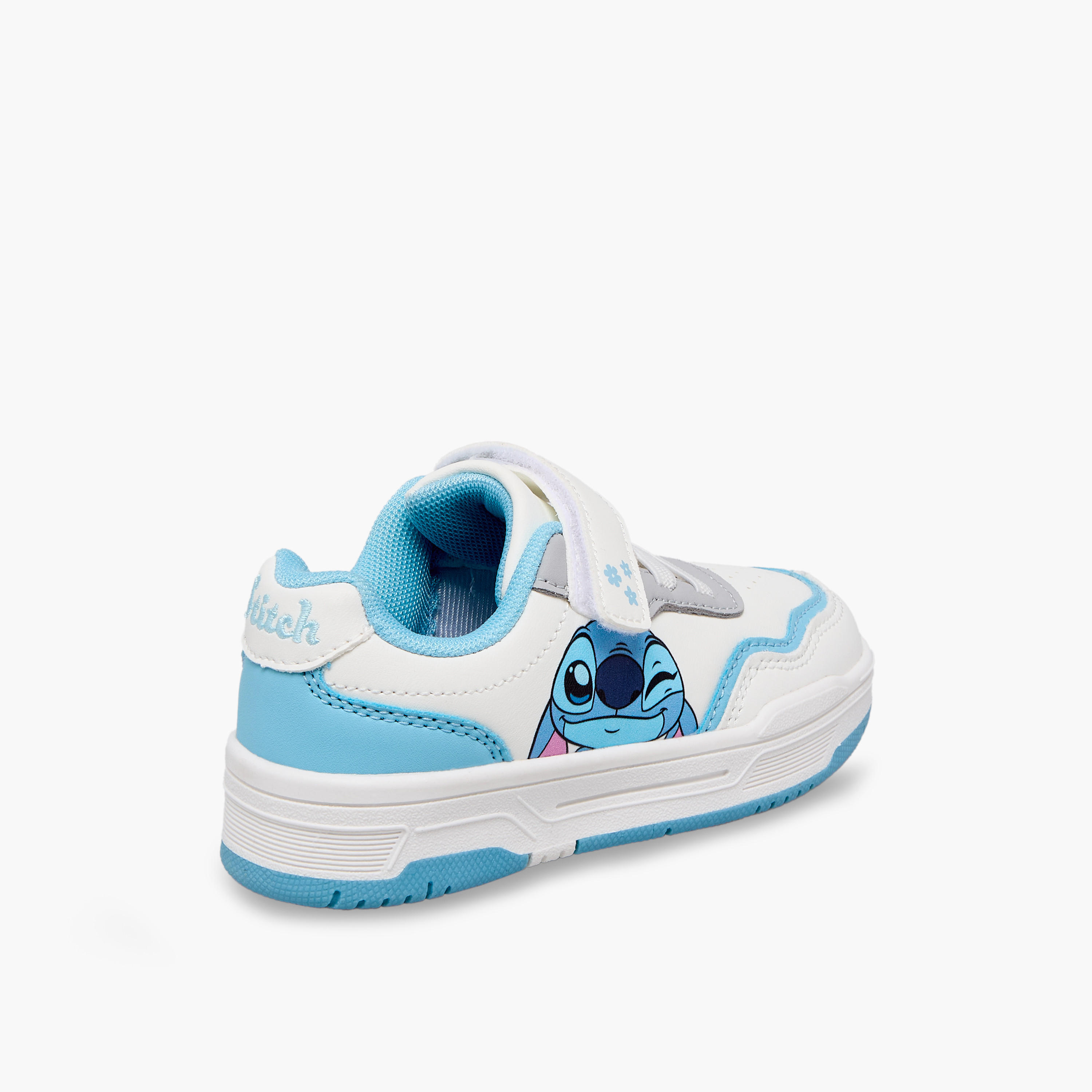 Disney Girls Stitch Print Hook & Loop Ankle Sneakers-girls-shoes-sneakers-image-6