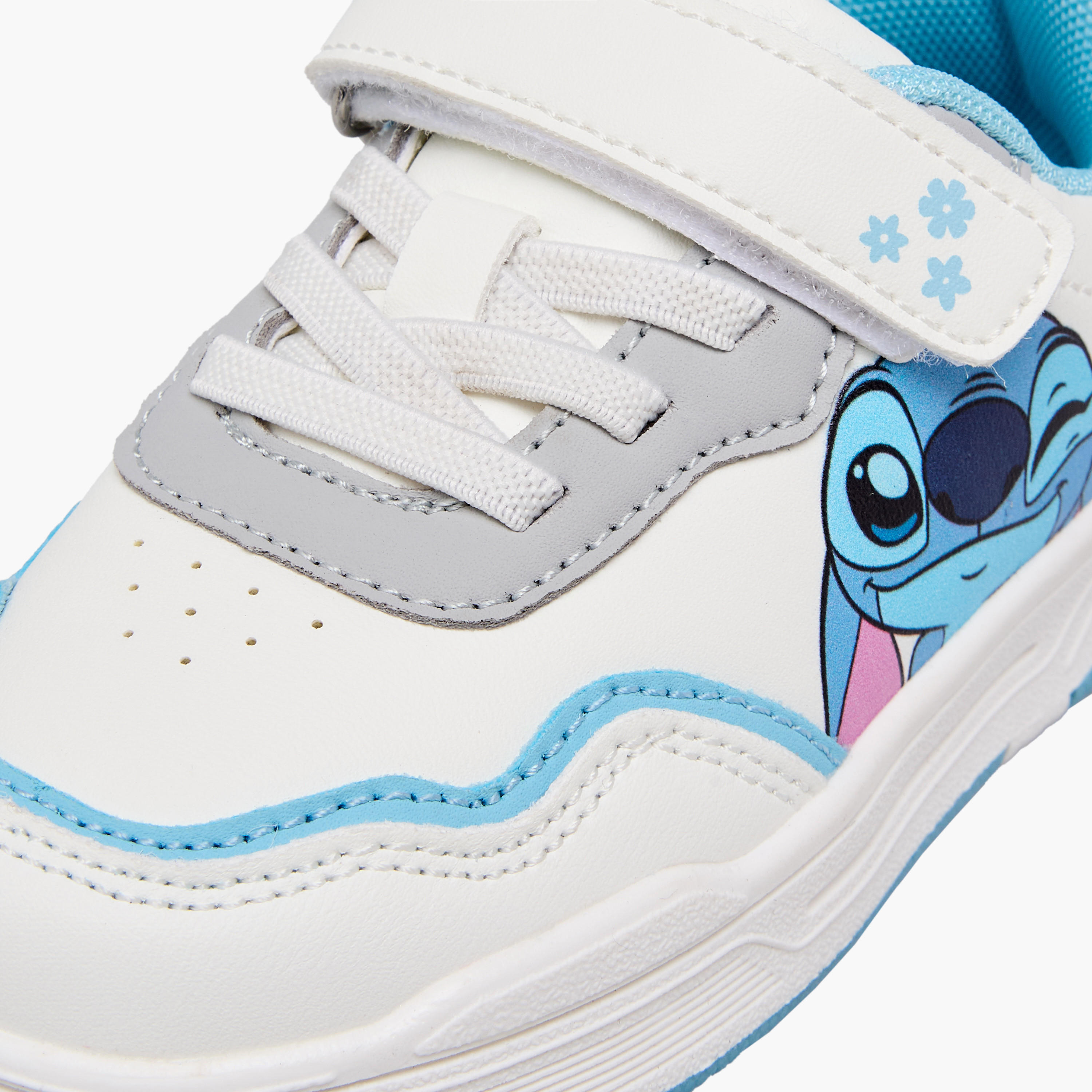 Disney Girls Stitch Print Hook & Loop Ankle Sneakers-girls-shoes-sneakers-image-7