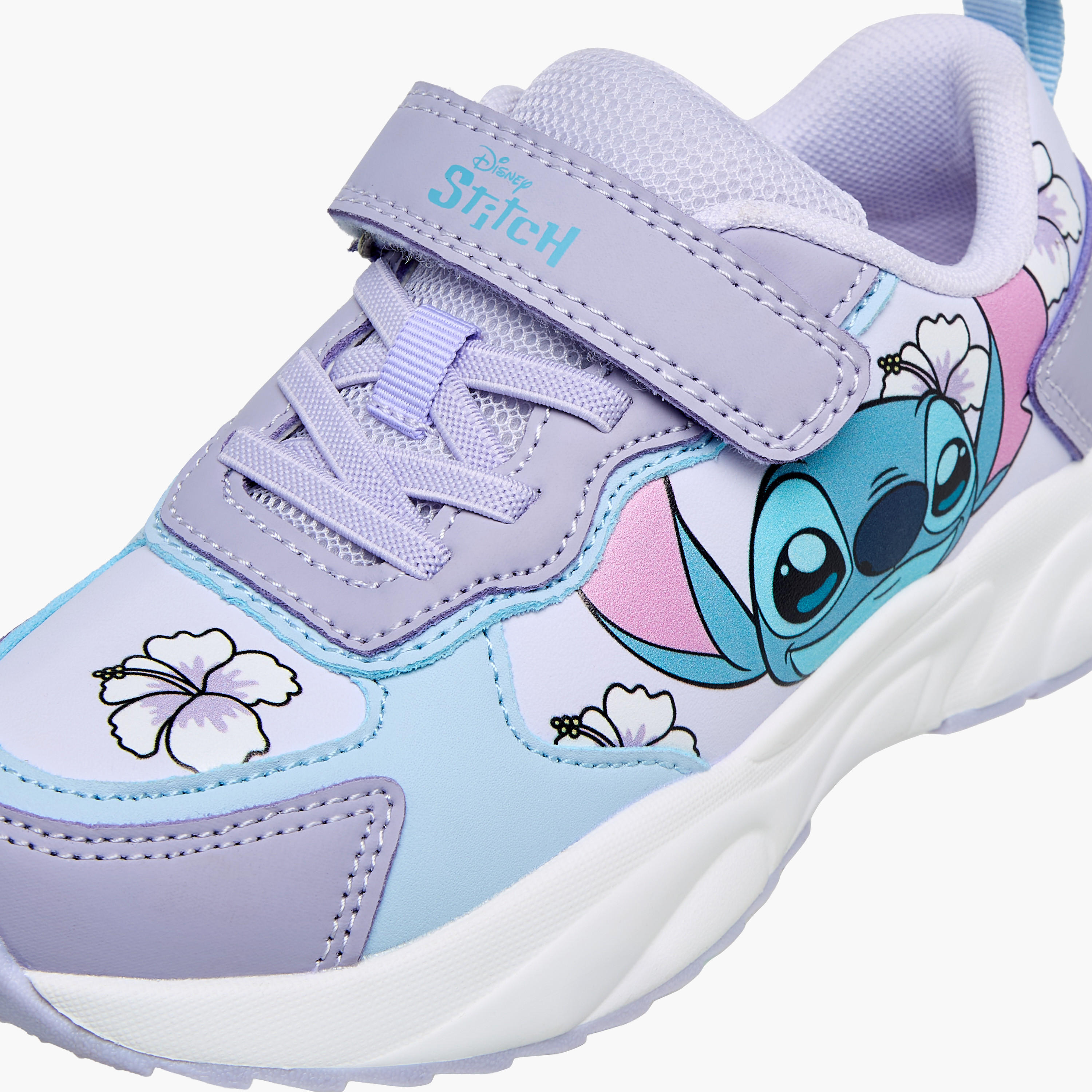 حذاء سنيكرز بشريط إغلاق وطبعات ستيتش للبنات من ديزني-girls-shoes-sneakers-image-4