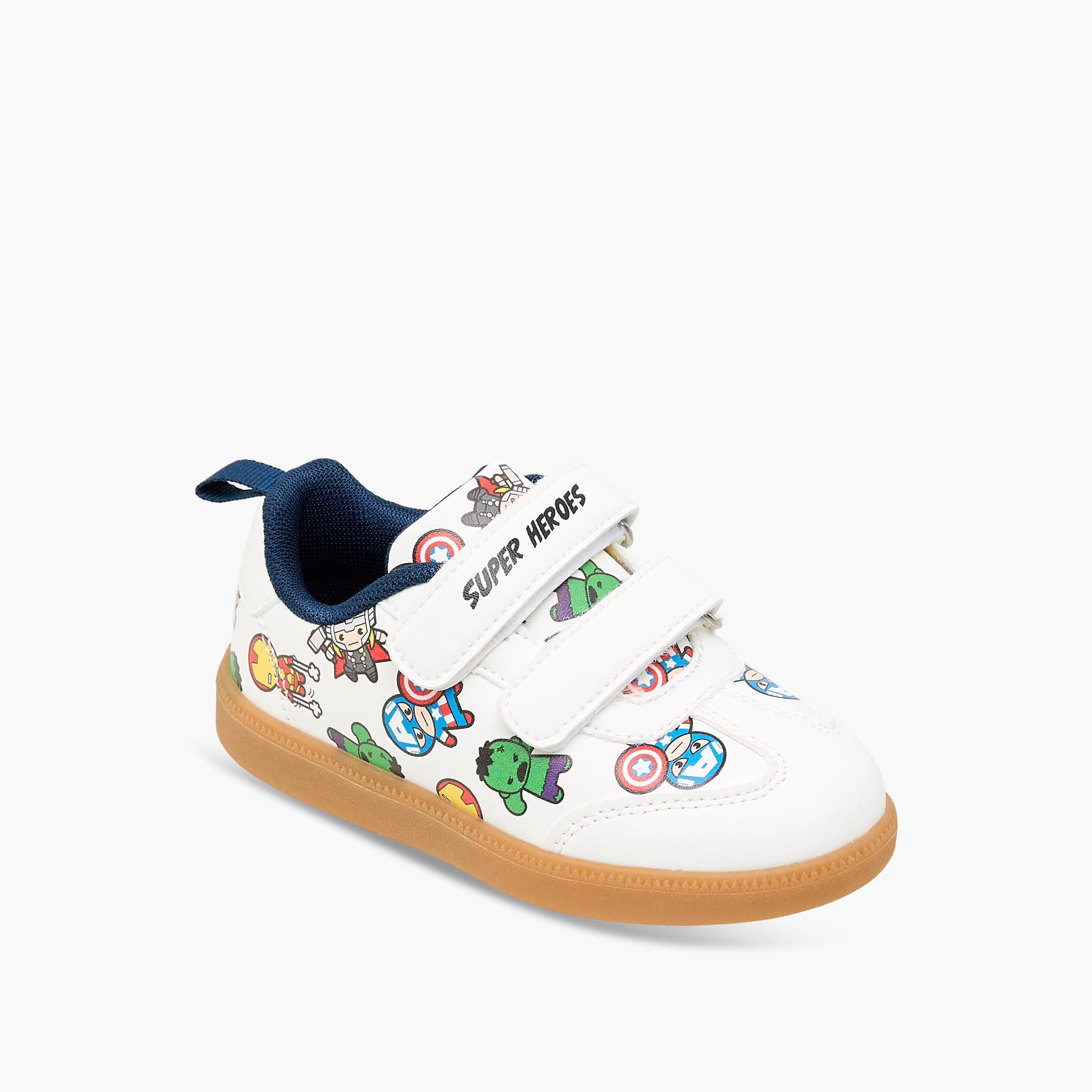 Marvel Boys Hook & Loop Ankle Sneakers-boys-shoes-sneakers-image-2