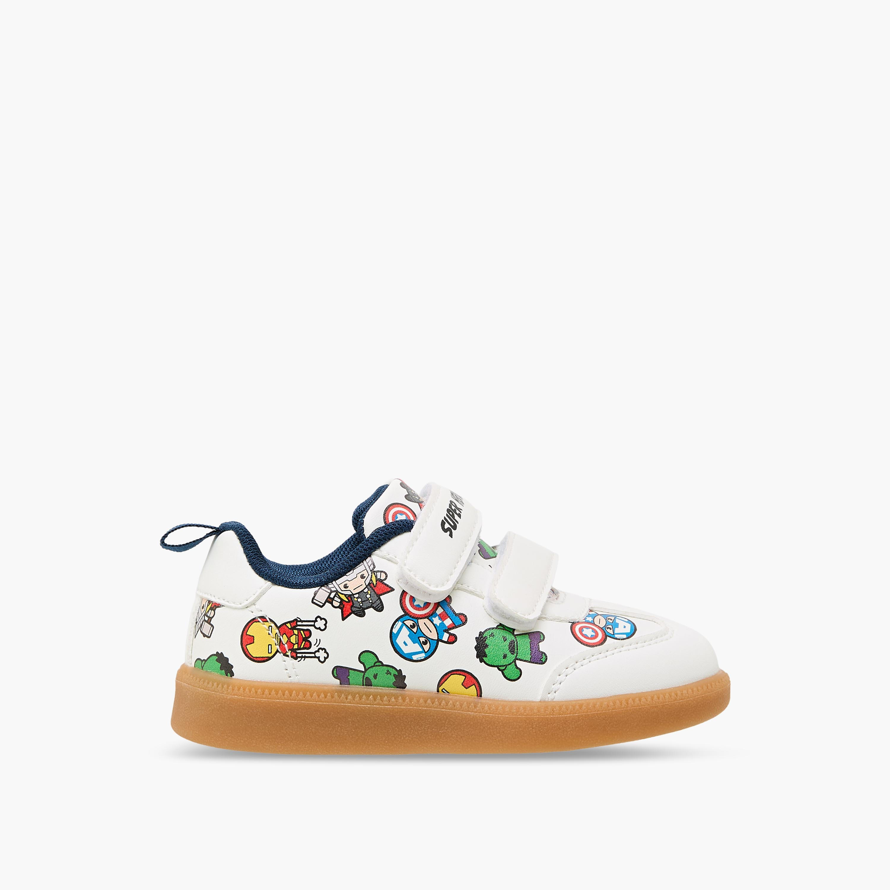 Marvel Boys Hook & Loop Ankle Sneakers-boys-shoes-sneakers-image-3