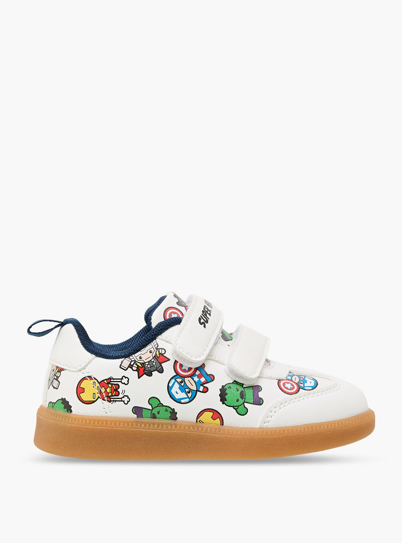 Marvel Boys Hook & Loop Ankle Sneakers-boys-shoes-sneakers-image-3
