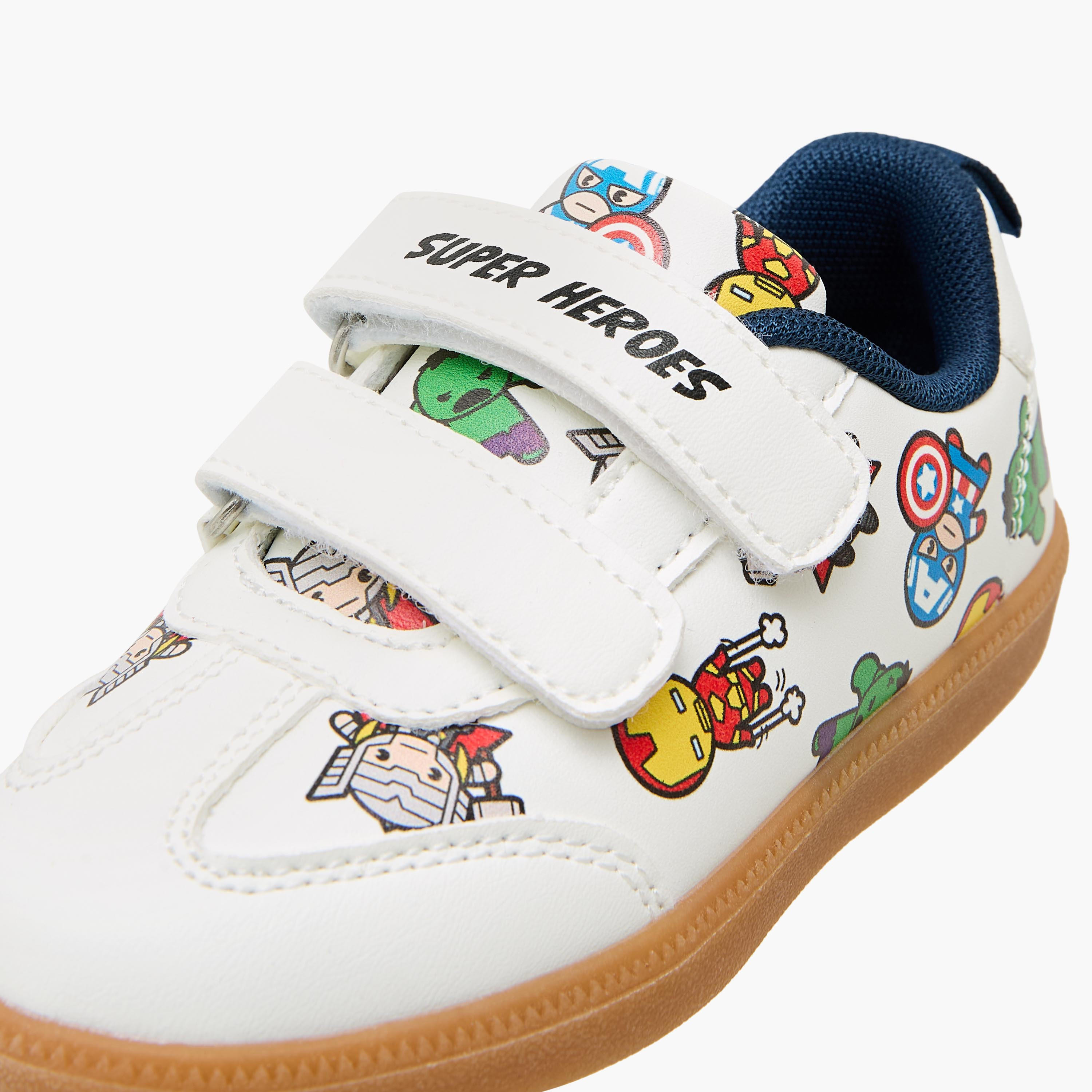 Marvel Boys Hook & Loop Ankle Sneakers-boys-shoes-sneakers-image-4
