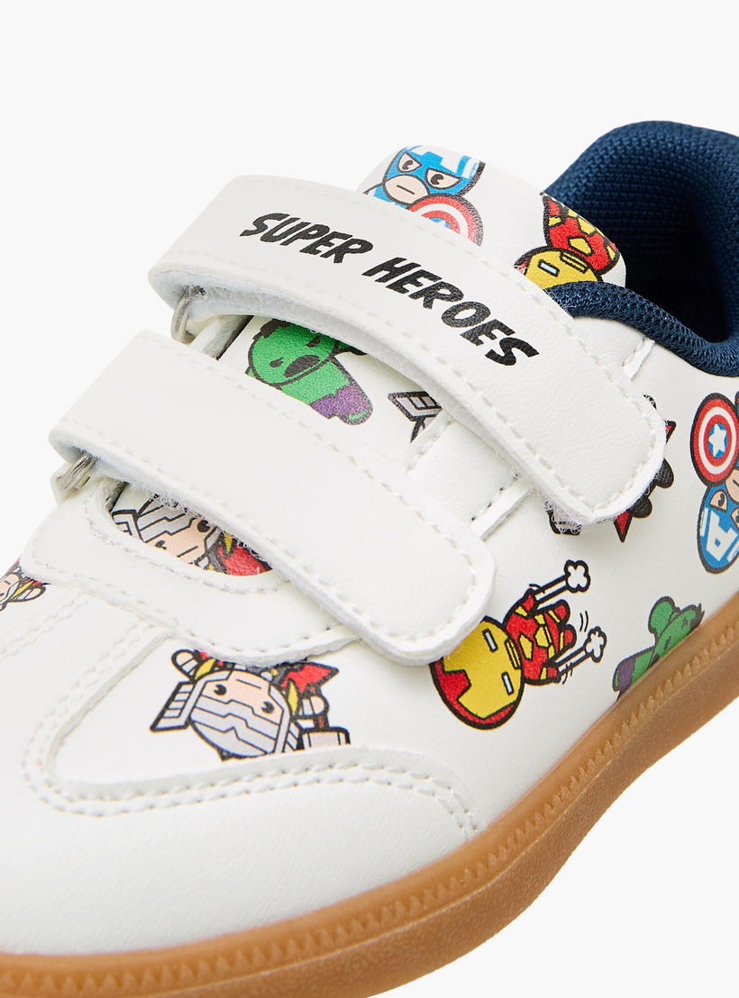 Marvel Boys Hook & Loop Ankle Sneakers-boys-shoes-sneakers-image-4