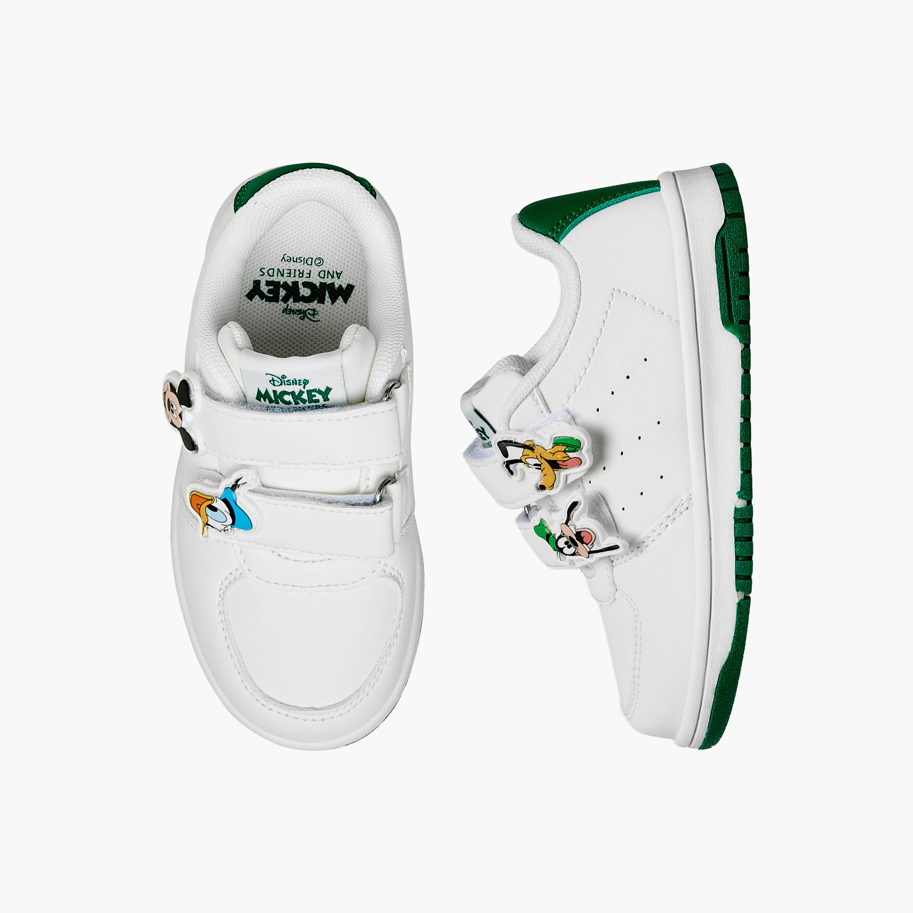 حذاء سنيكرز بشريط لاصق وزخارف ميكي ماوس للأولاد من ديوني-boys-shoes-sneakers-image-1