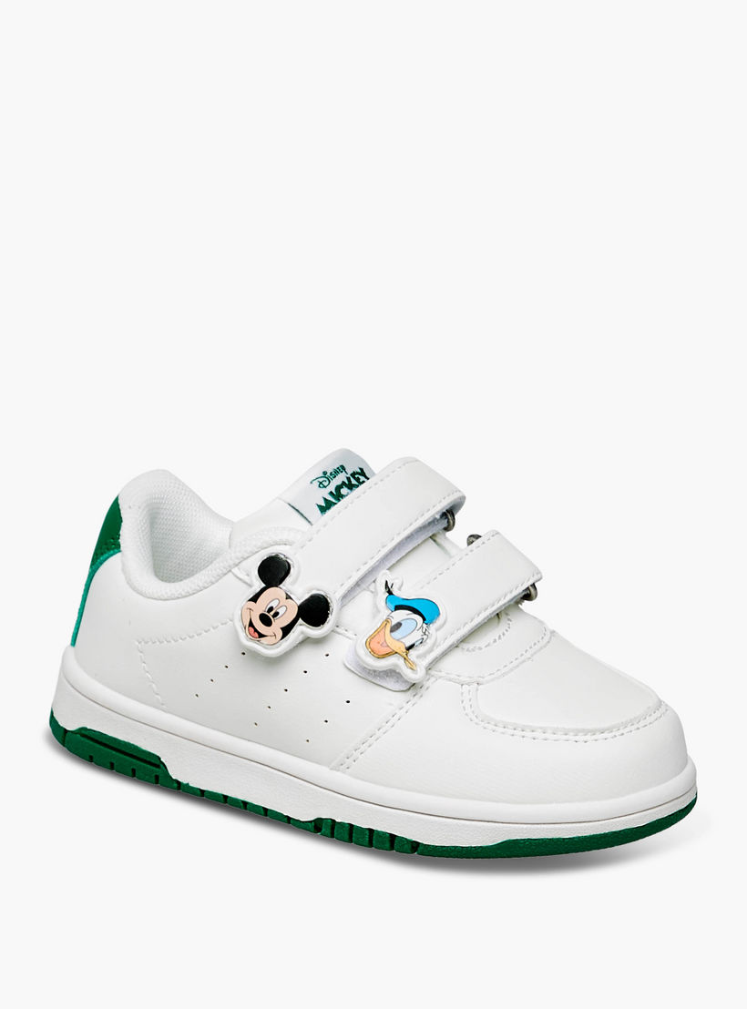 حذاء سنيكرز بشريط لاصق وزخارف ميكي ماوس للأولاد من ديوني-boys-shoes-sneakers-image-2