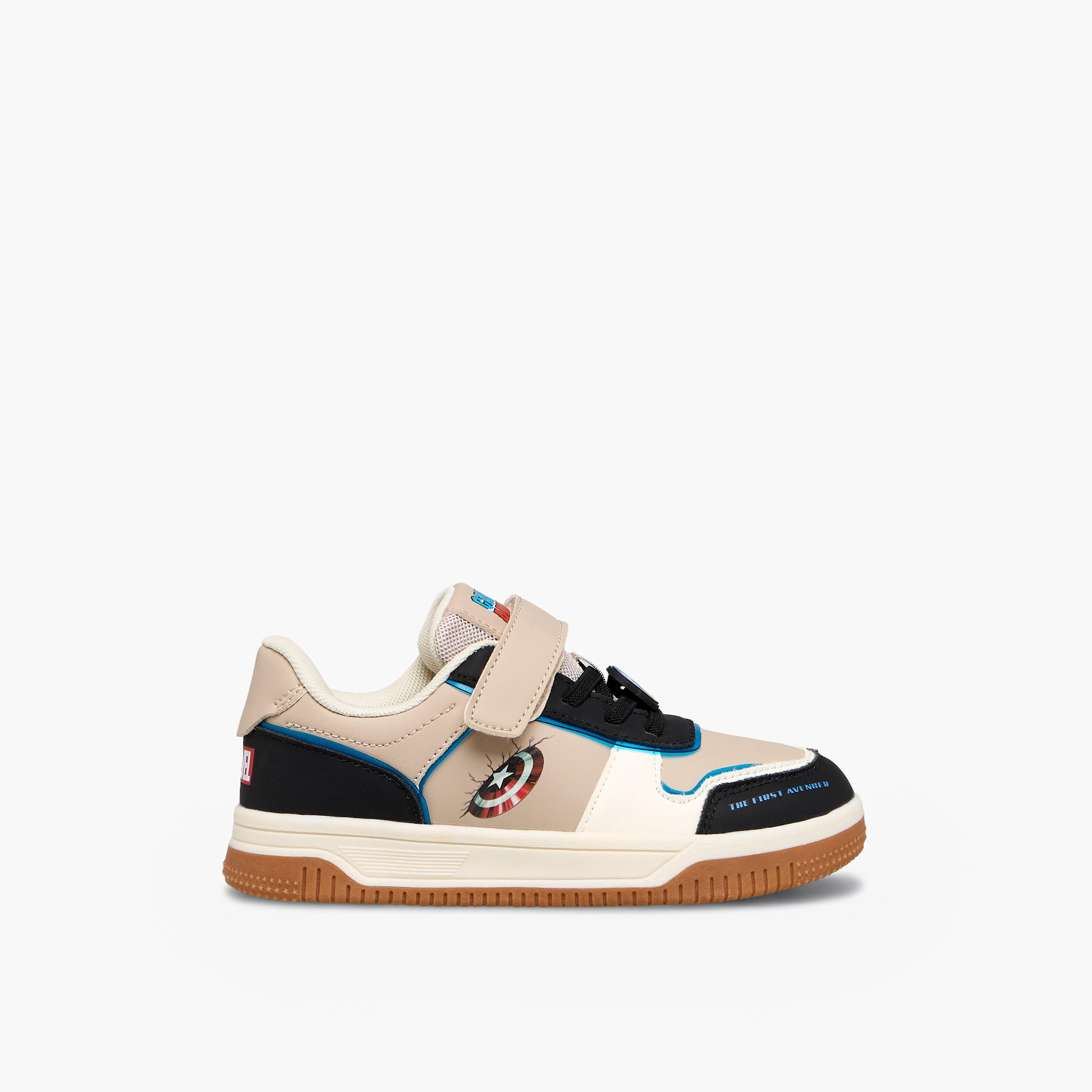 Marvel Boys Captain America Print Sneakers-boys-shoes-sneakers-image-3