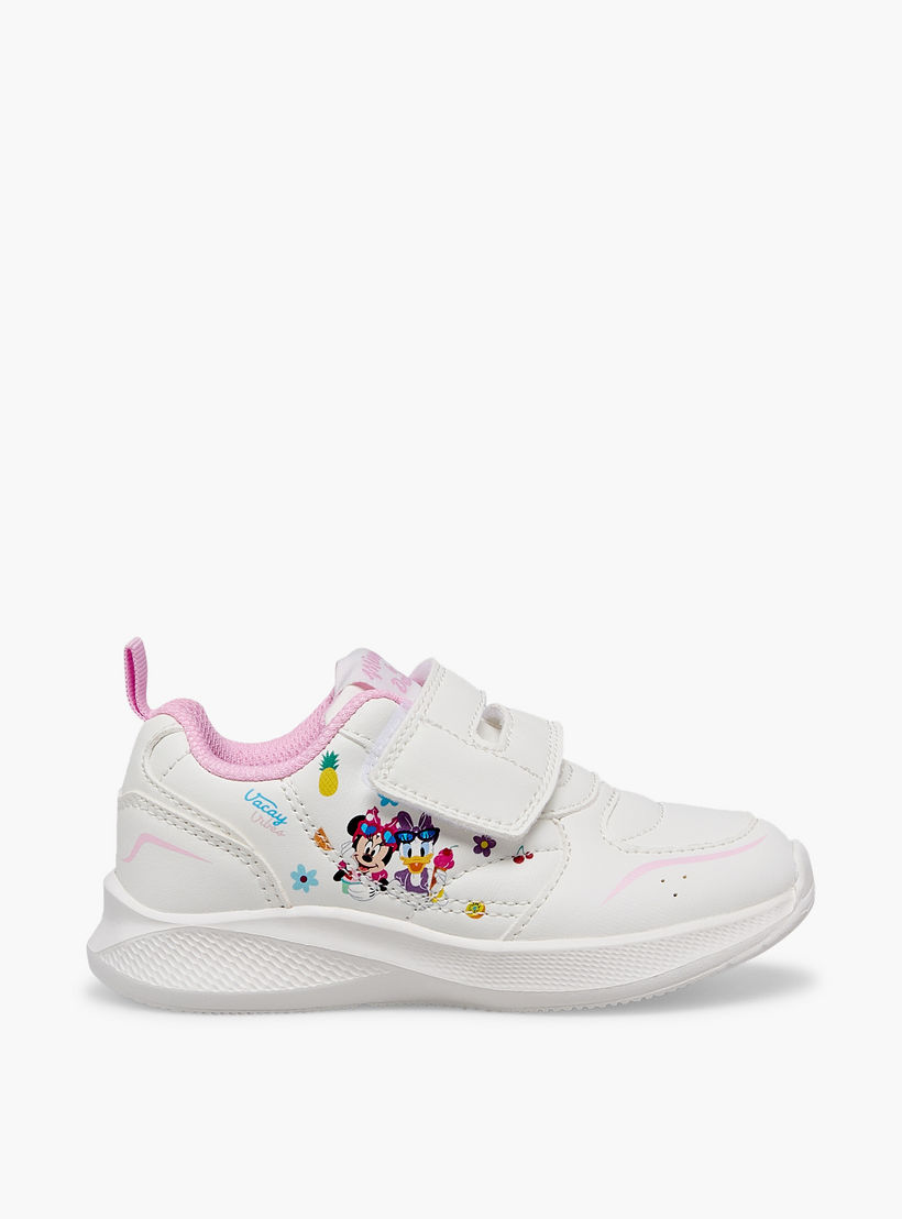 Disney Girls Minnie Mouse and Daisy Duck Print Ankle Sneakers-girls-shoes-sneakers-image-3