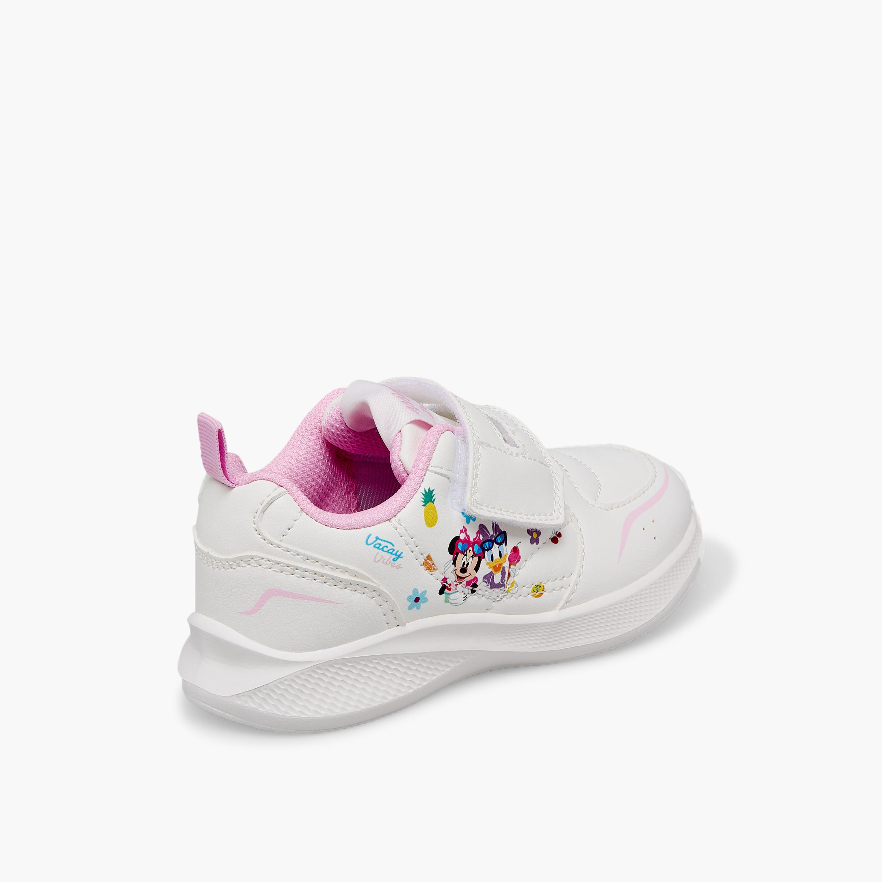 Disney Girls Minnie Mouse and Daisy Duck Print Ankle Sneakers-girls-shoes-sneakers-image-6