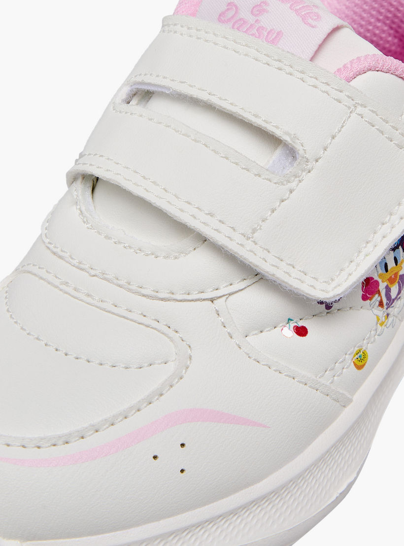 Disney Girls Minnie Mouse and Daisy Duck Print Ankle Sneakers-girls-shoes-sneakers-image-7