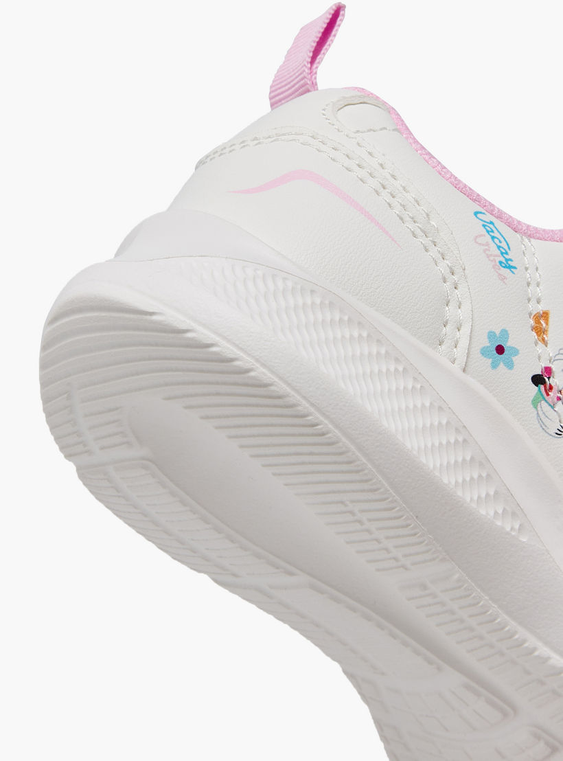 Disney Girls Minnie Mouse and Daisy Duck Print Ankle Sneakers-girls-shoes-sneakers-image-8