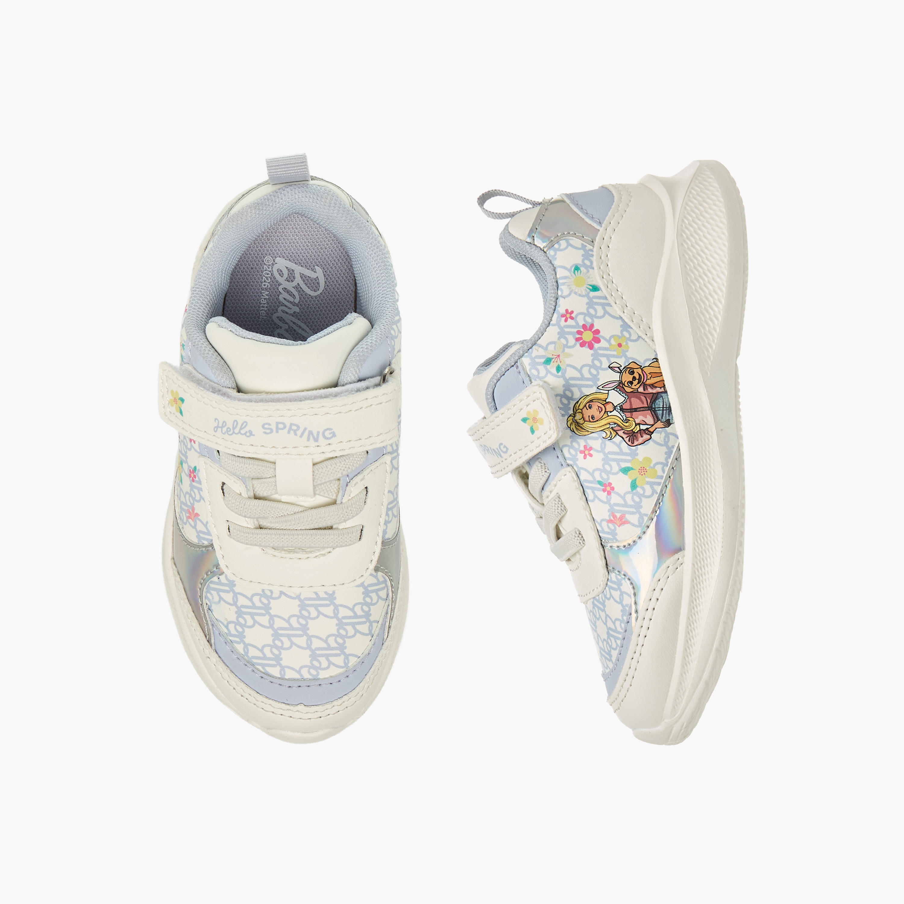 Barbie Girls Hook and Loop Sneakers-girls-shoes-sneakers-image-1