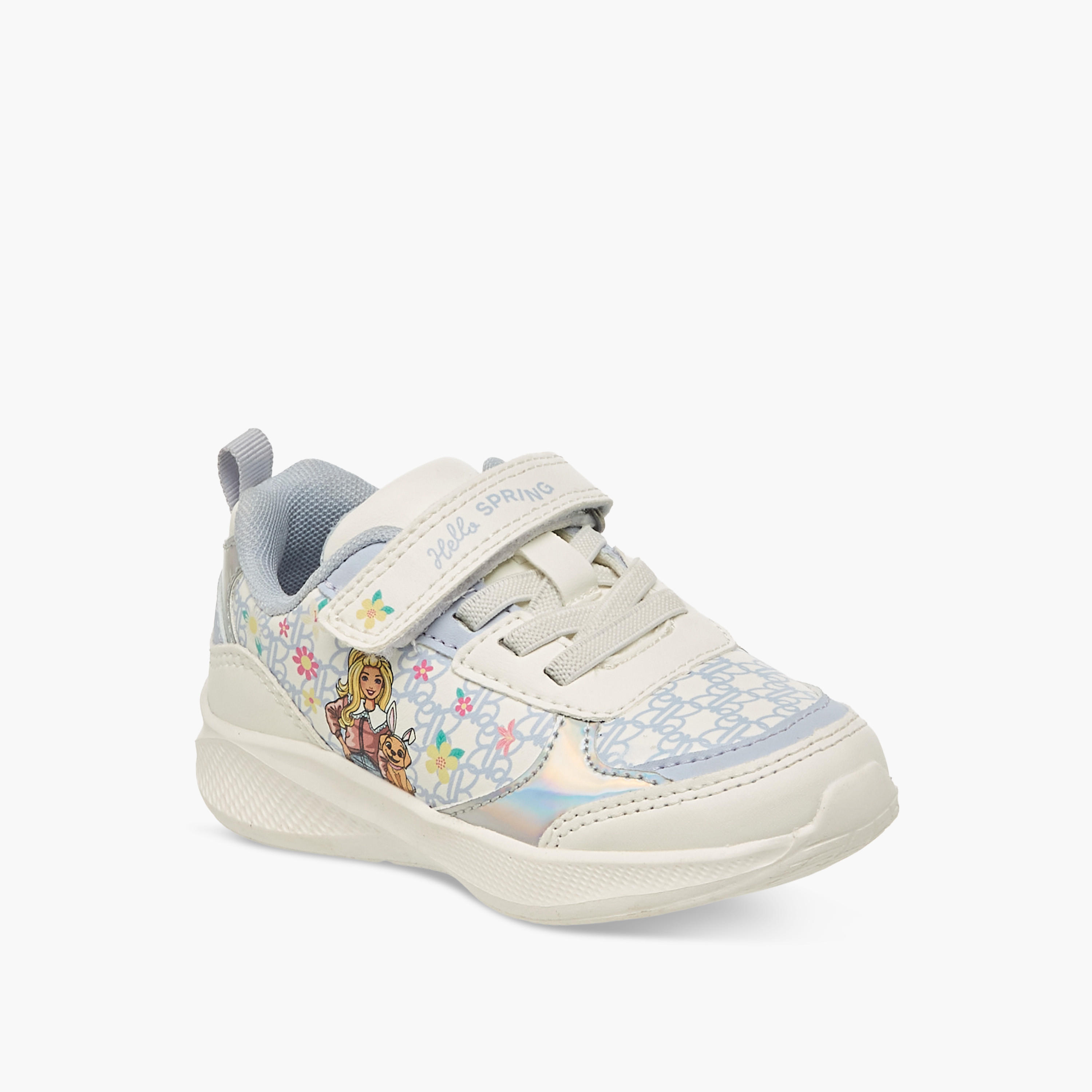 Barbie Girls Hook and Loop Sneakers-girls-shoes-sneakers-image-2