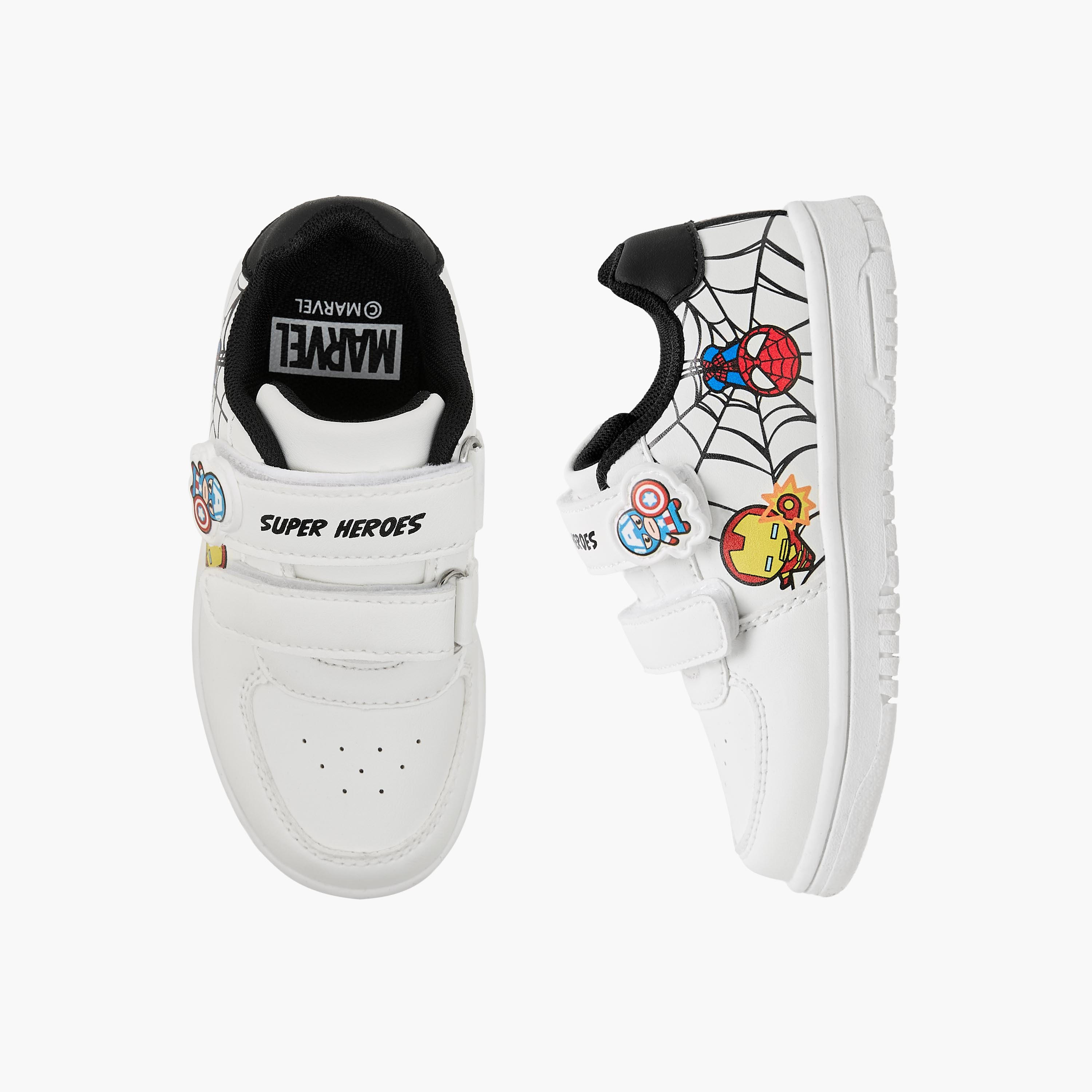 Boys Hook & Loop Ankle Sneakers-boys-shoes-sneakers-image-1