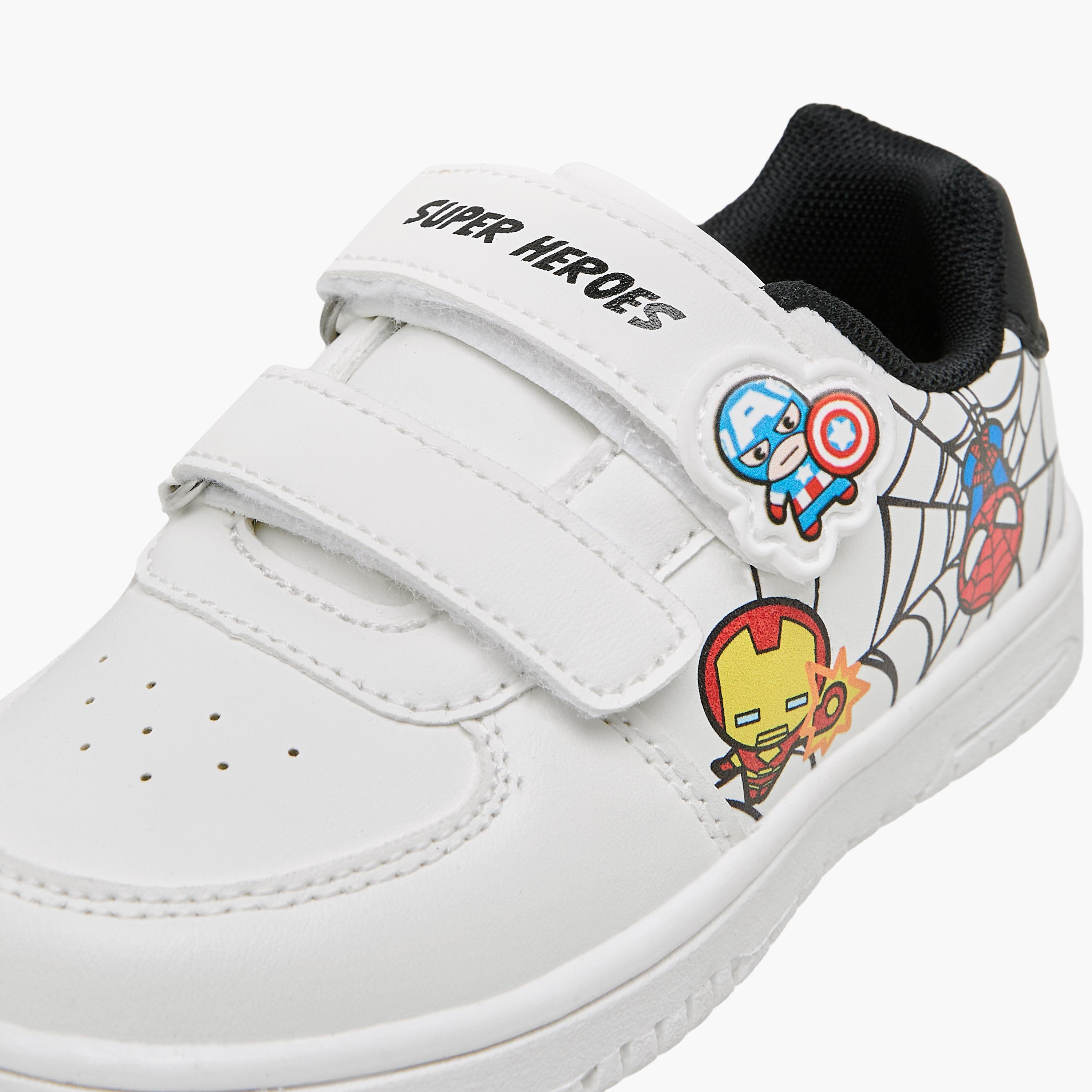 Boys Hook & Loop Ankle Sneakers-boys-shoes-sneakers-image-4