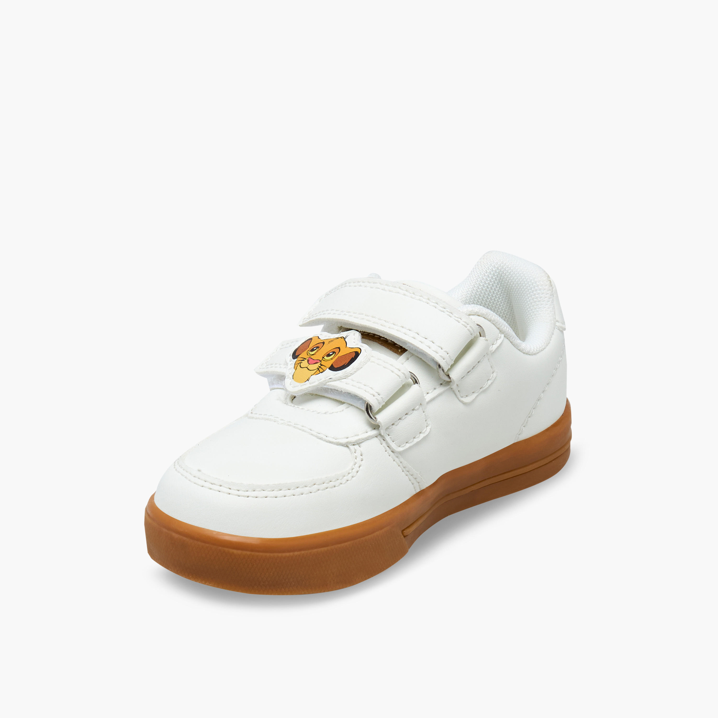 Disney Boys Simba Print Hook & Loop Sneakers-boys-shoes-sneakers-image-4