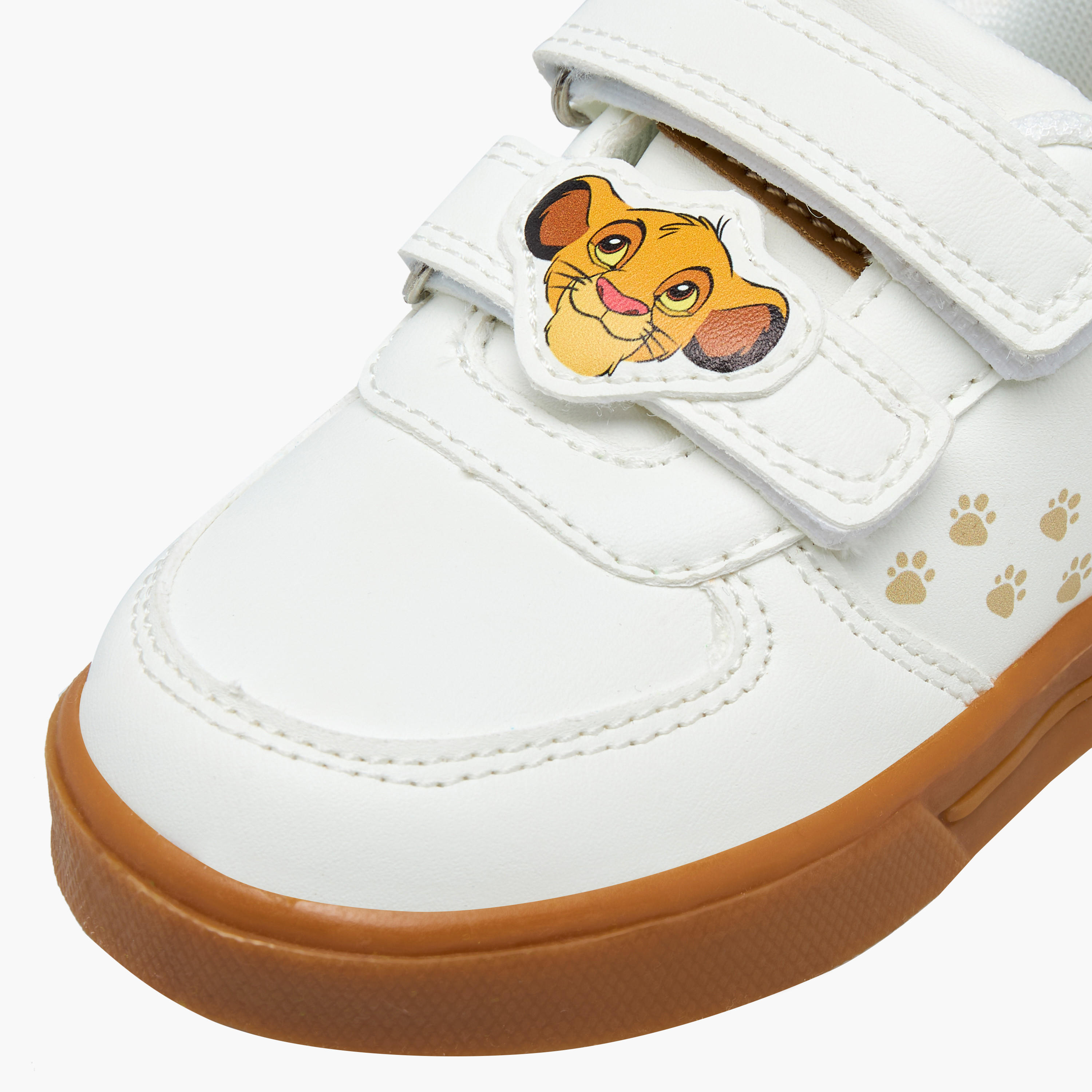 Disney Boys Simba Print Hook & Loop Sneakers-boys-shoes-sneakers-image-7