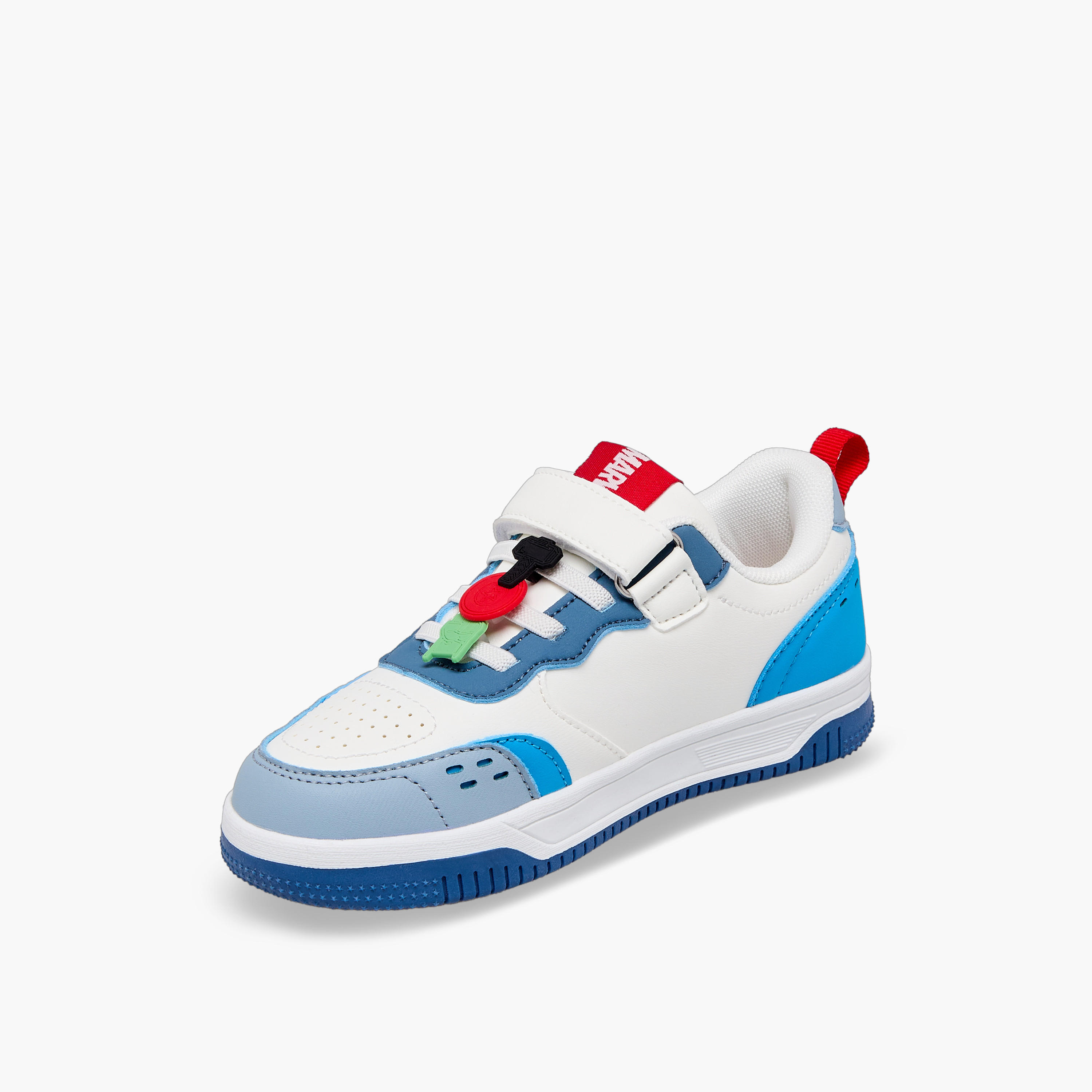 Marvel Boys Avengers Print Hook & Loop Ankle Sneakers-boys-shoes-sneakers-image-4