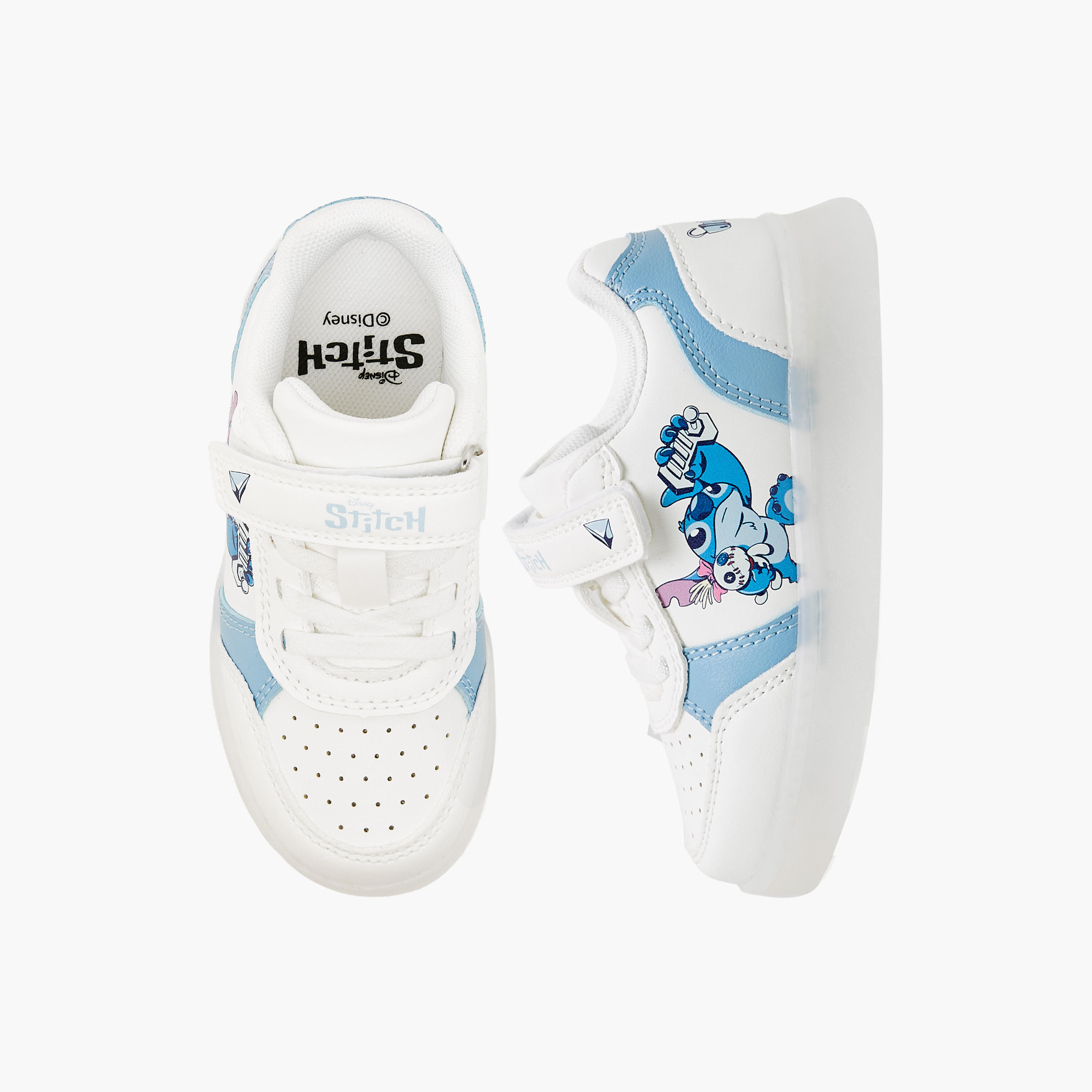 Disney Boys Light-Up Ankle Sneakers-boys-shoes-sneakers-image-1