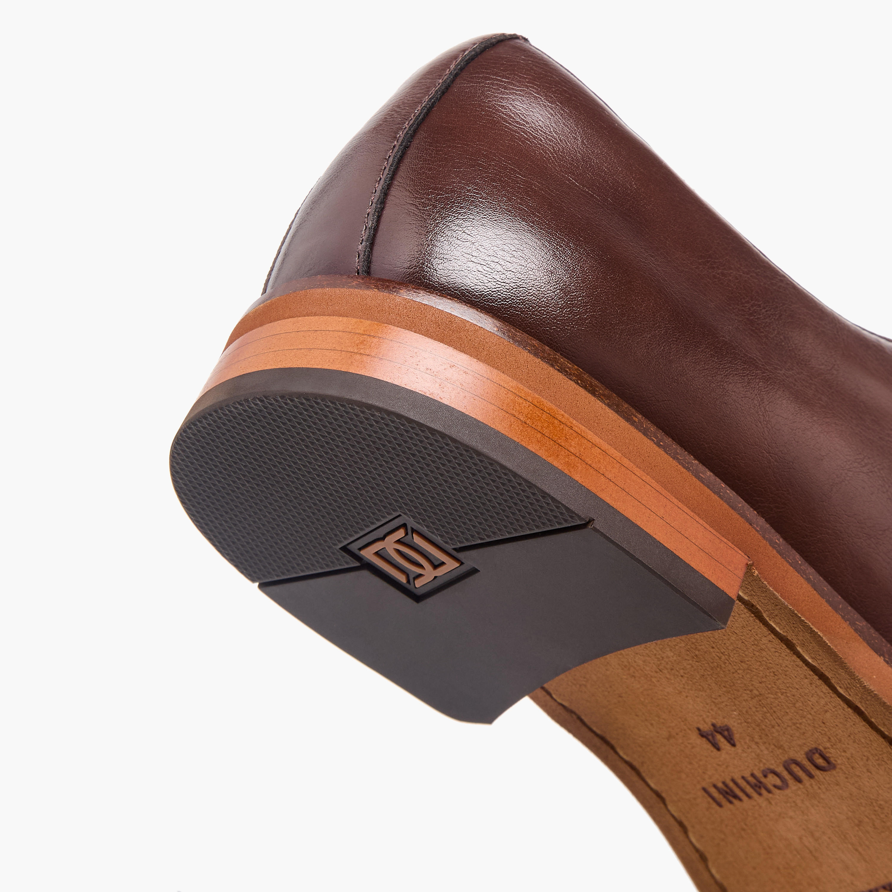 Duchini Men Textured Lace-Up Derby Shoes-men-shoes-formalshoes-image-8