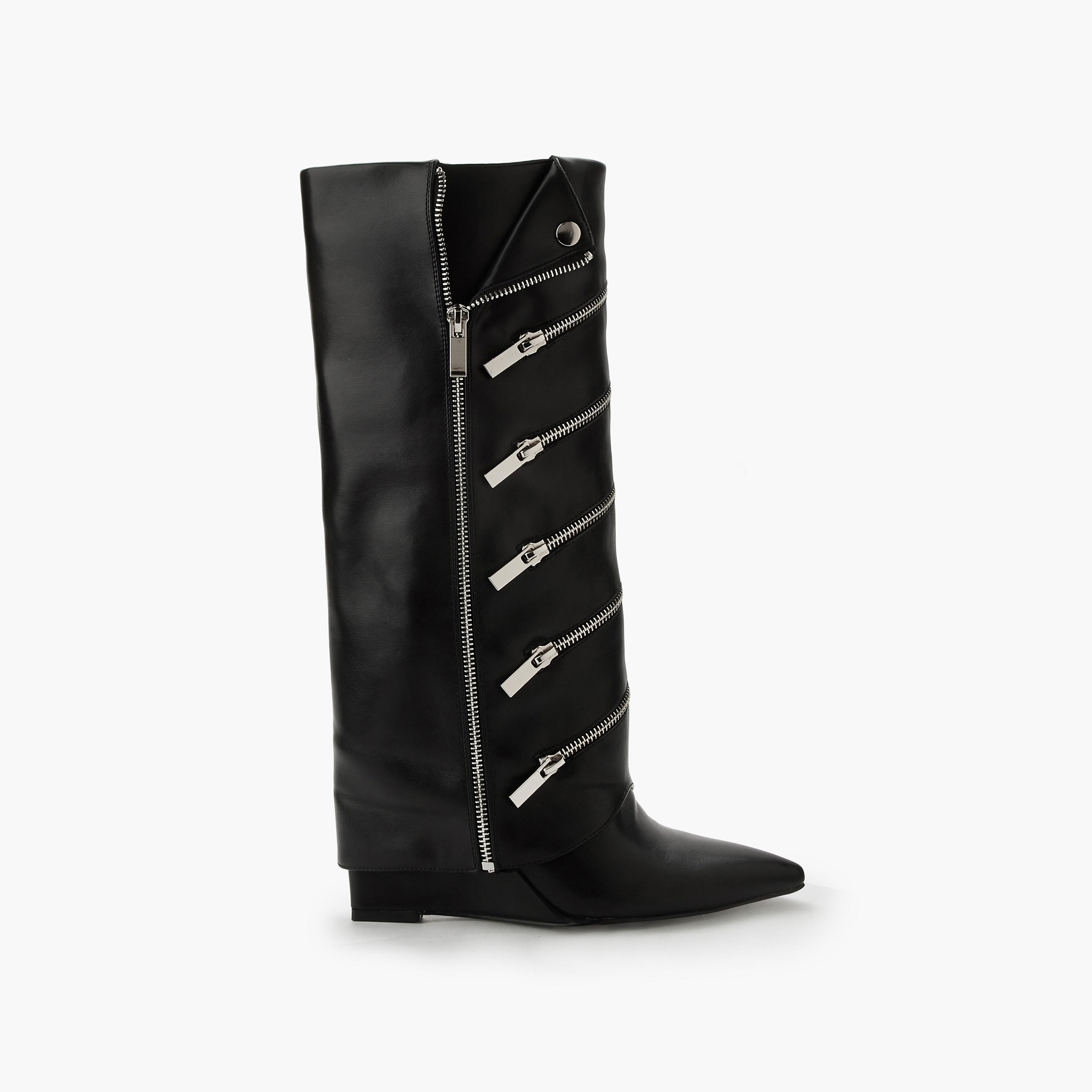 Celeste Women Zip Closure High Shaft Boots-women-shoes-boots-image-2