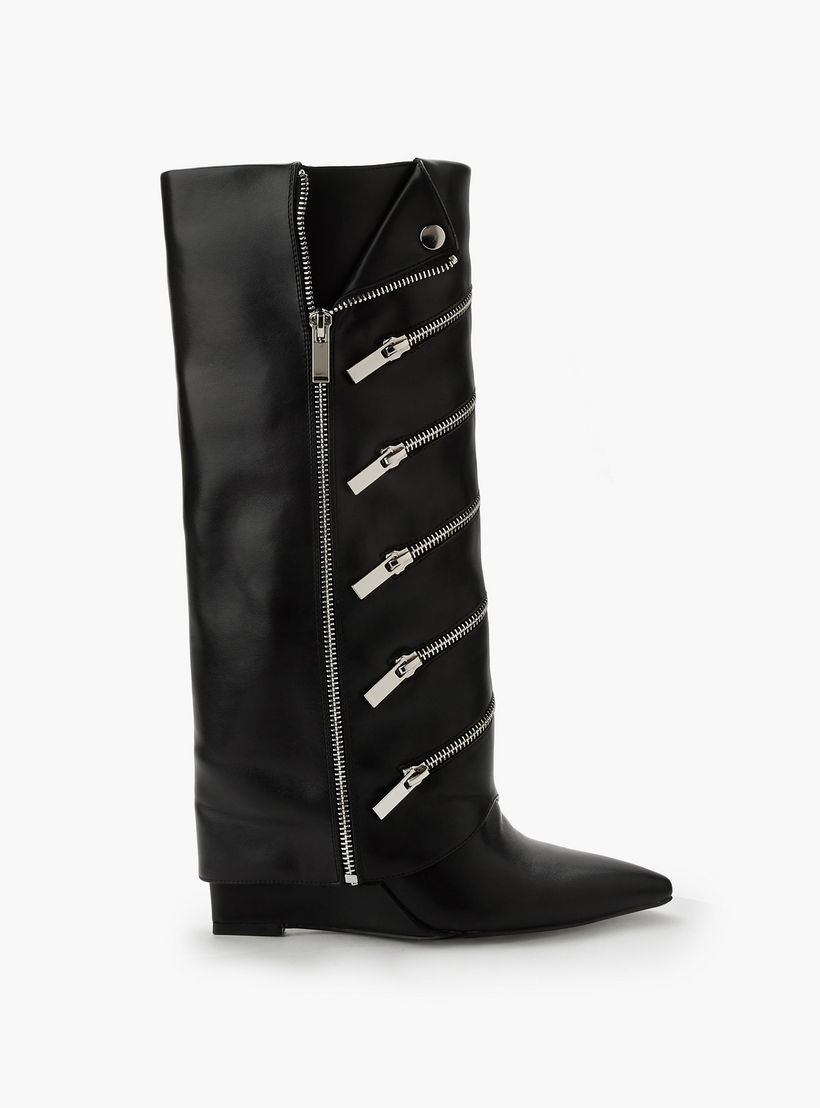 Celeste Women Zip Closure High Shaft Boots-women-shoes-boots-image-2