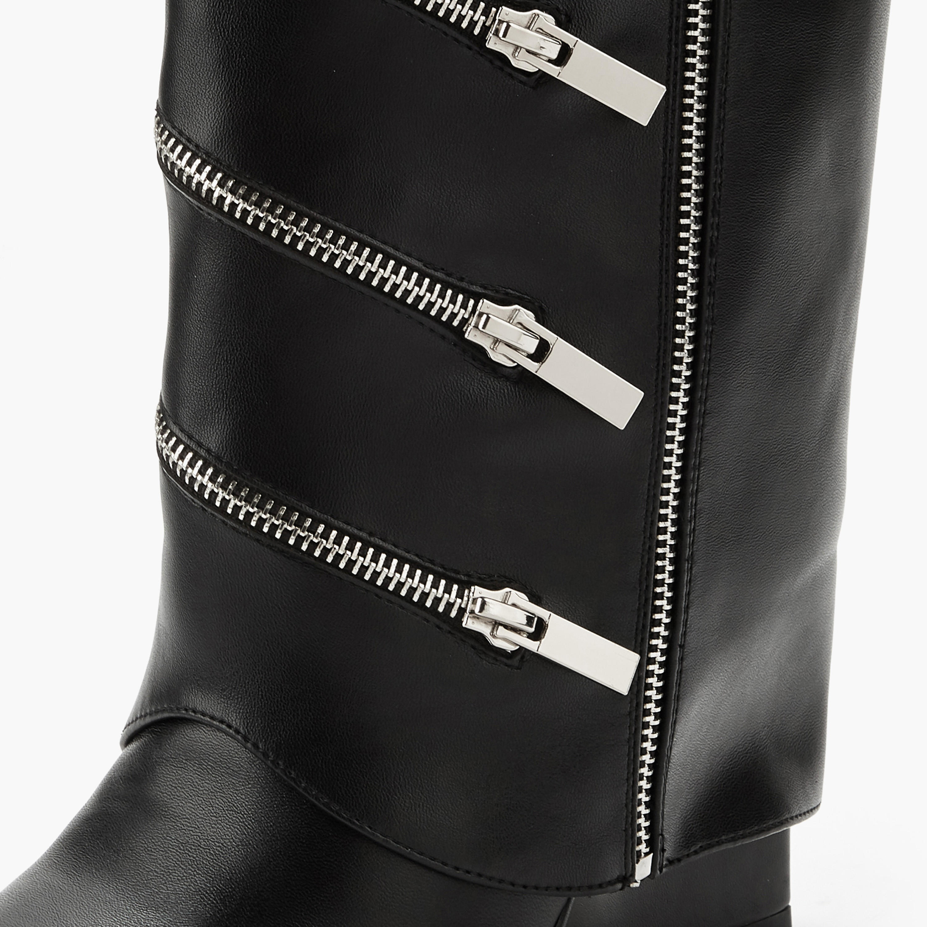 Celeste Women Zip Closure High Shaft Boots-women-shoes-boots-image-4