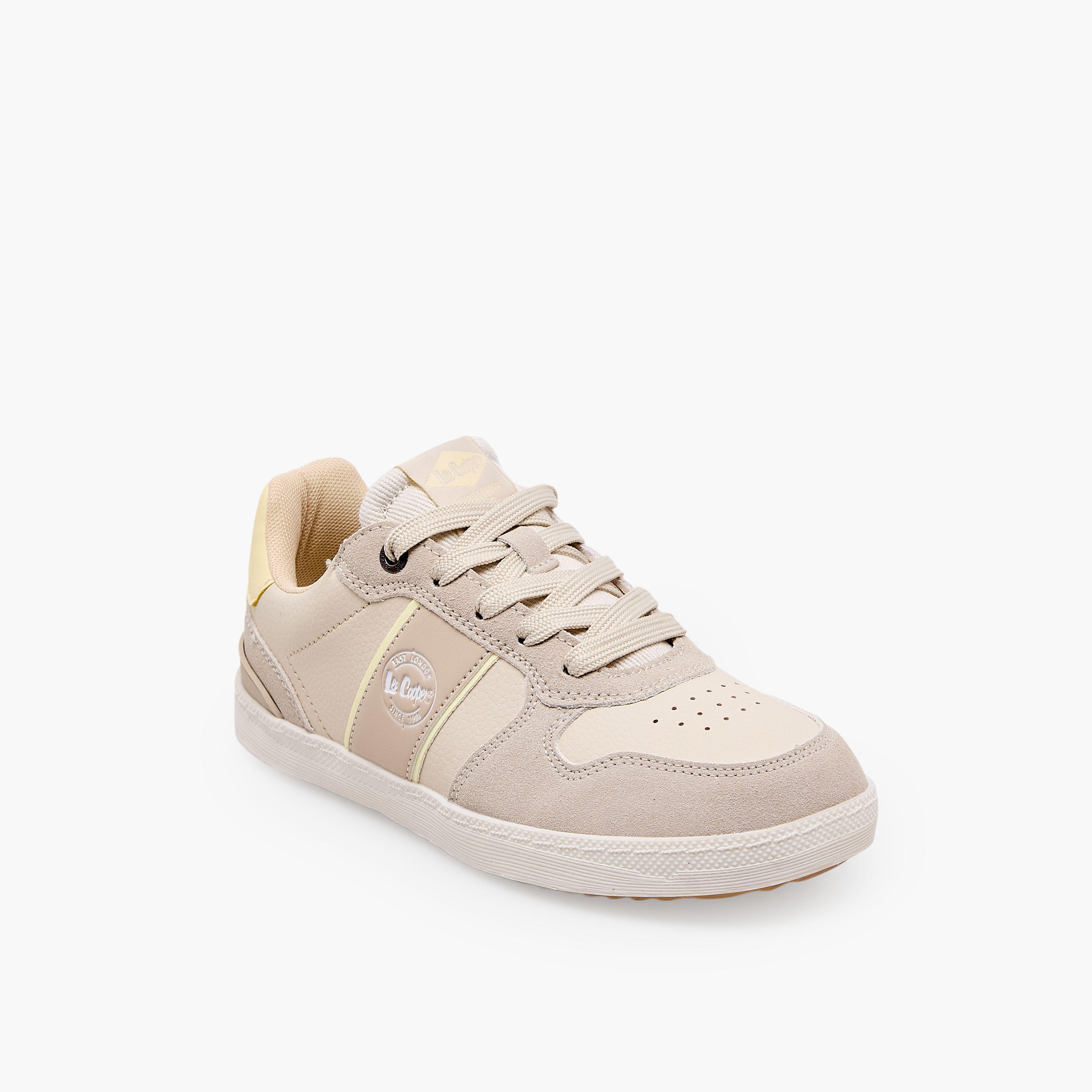 Lee Cooper Boys Panelled Lace-Up Sneakers-boys-shoes-sneakers-image-2
