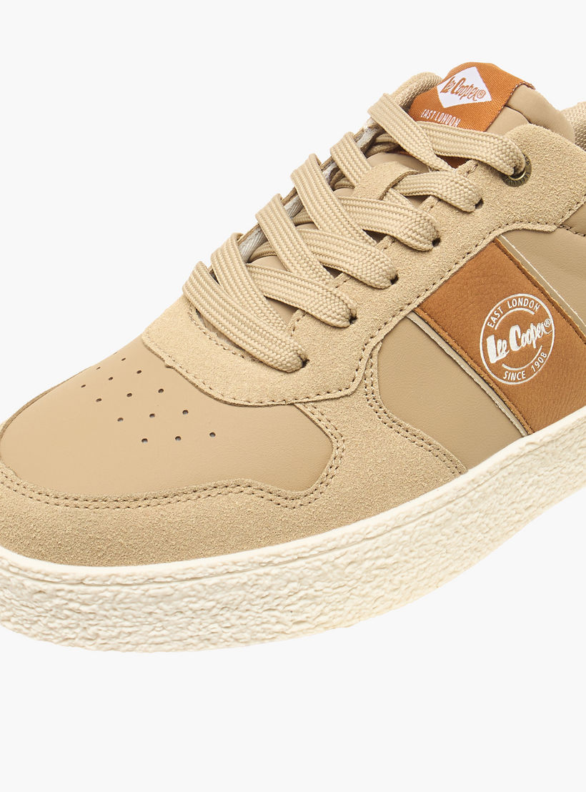 Lee Cooper Men Panelled Lace-Up Sneakers-men-shoes-sneakers-image-4