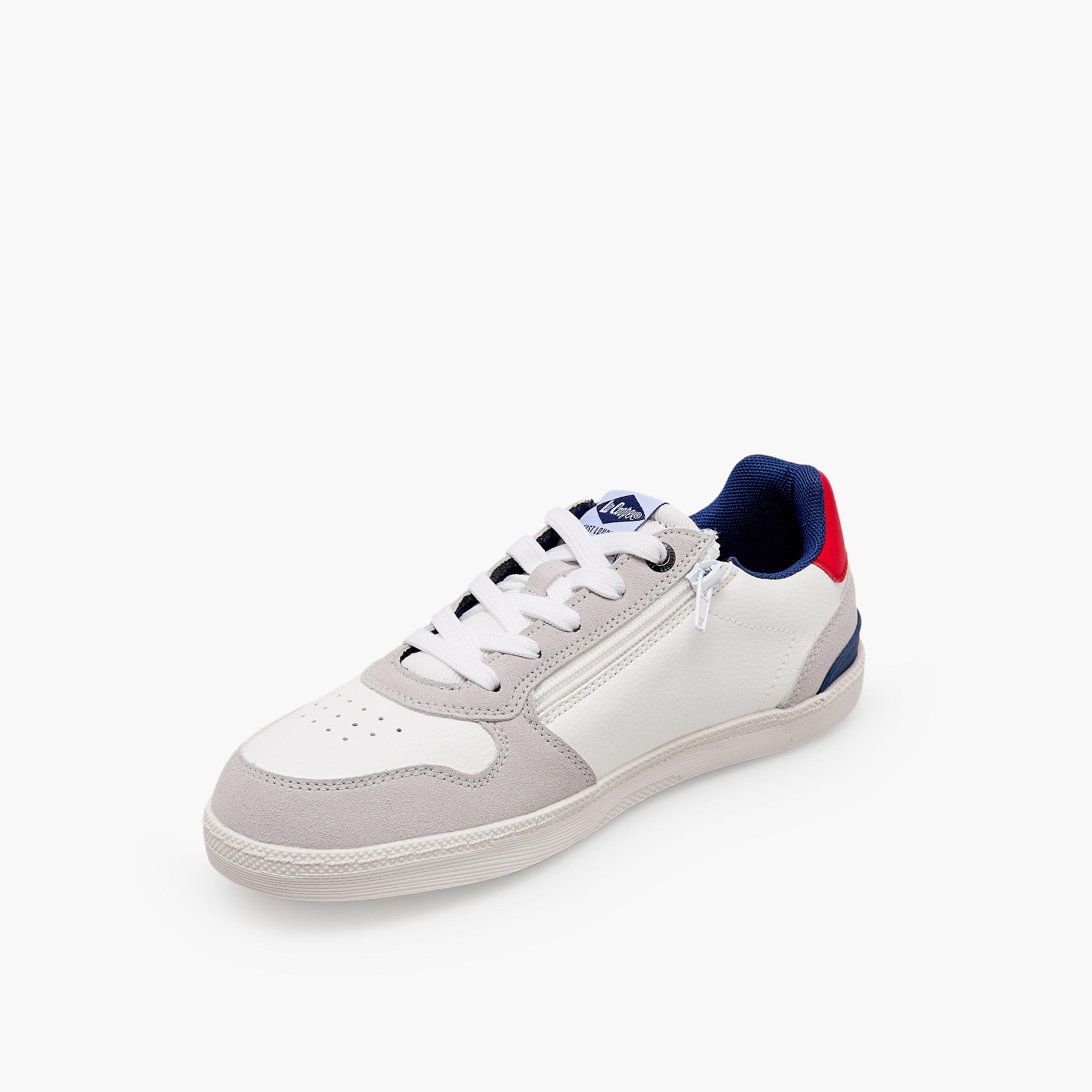 Lee Cooper Boys Panelled Lace-Up Sneakers-boys-shoes-sneakers-image-4