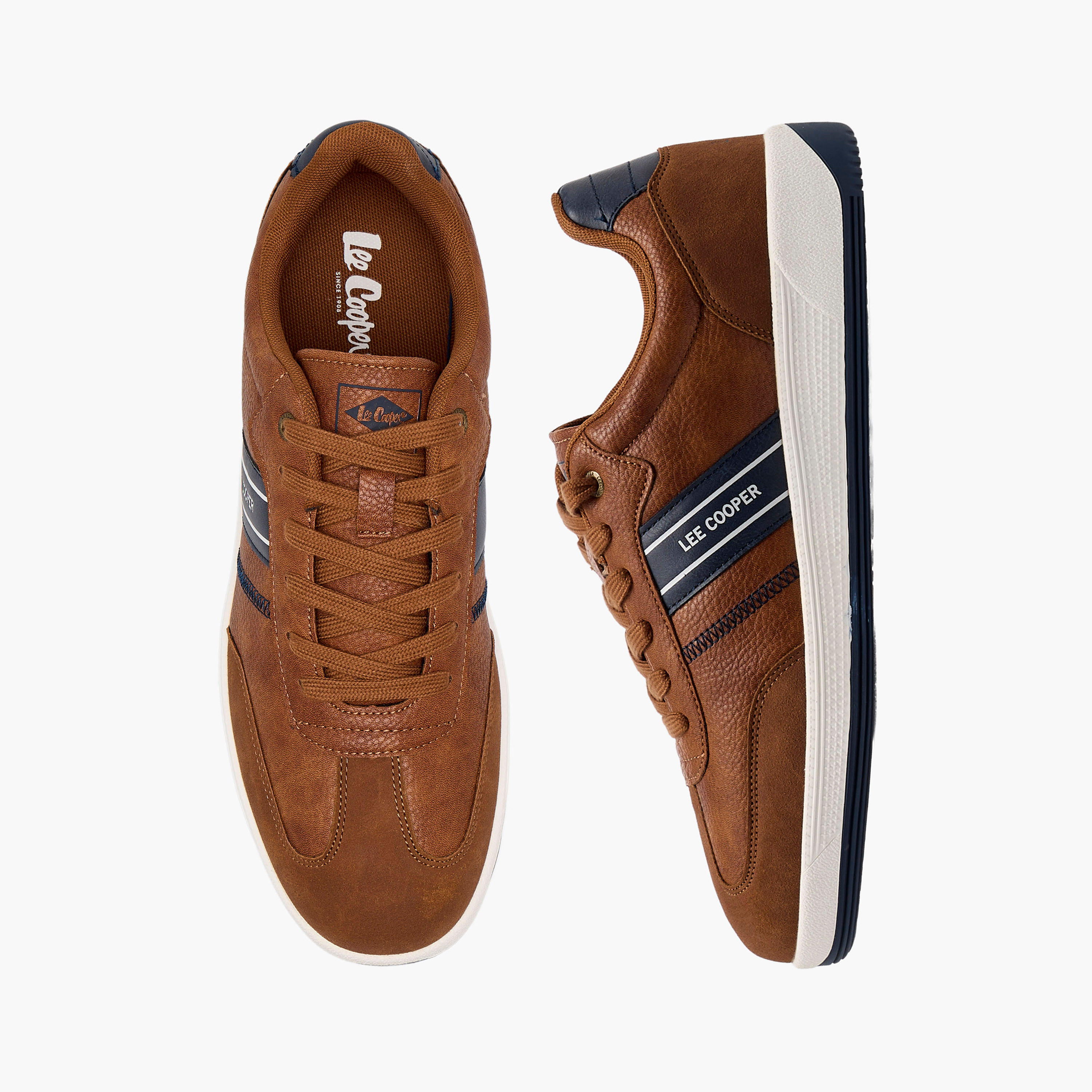 Lee Cooper Men Lace-Up Ankle Sneakers-men-shoes-sneakers-image-1