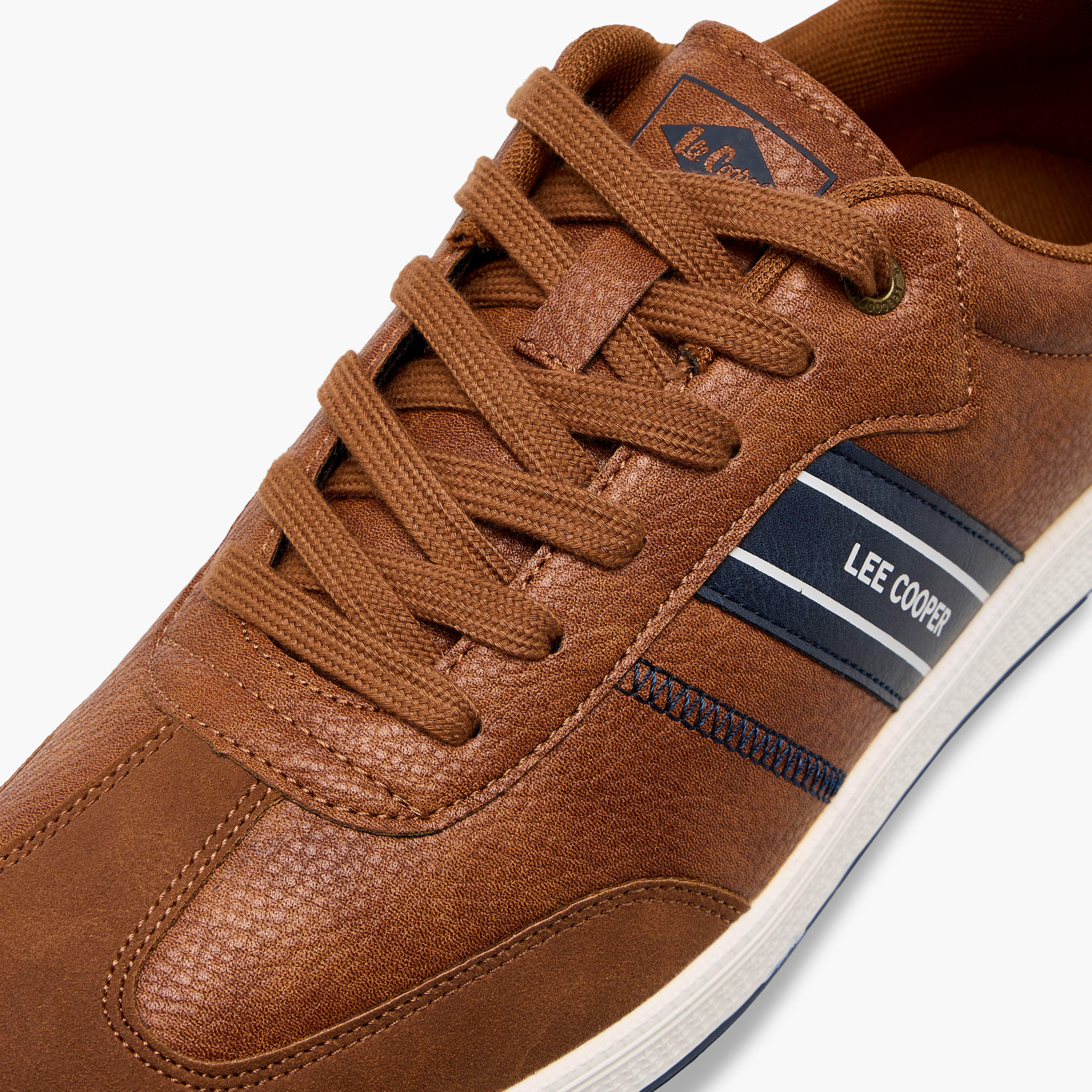 Lee Cooper Men Lace-Up Ankle Sneakers-men-shoes-sneakers-image-4