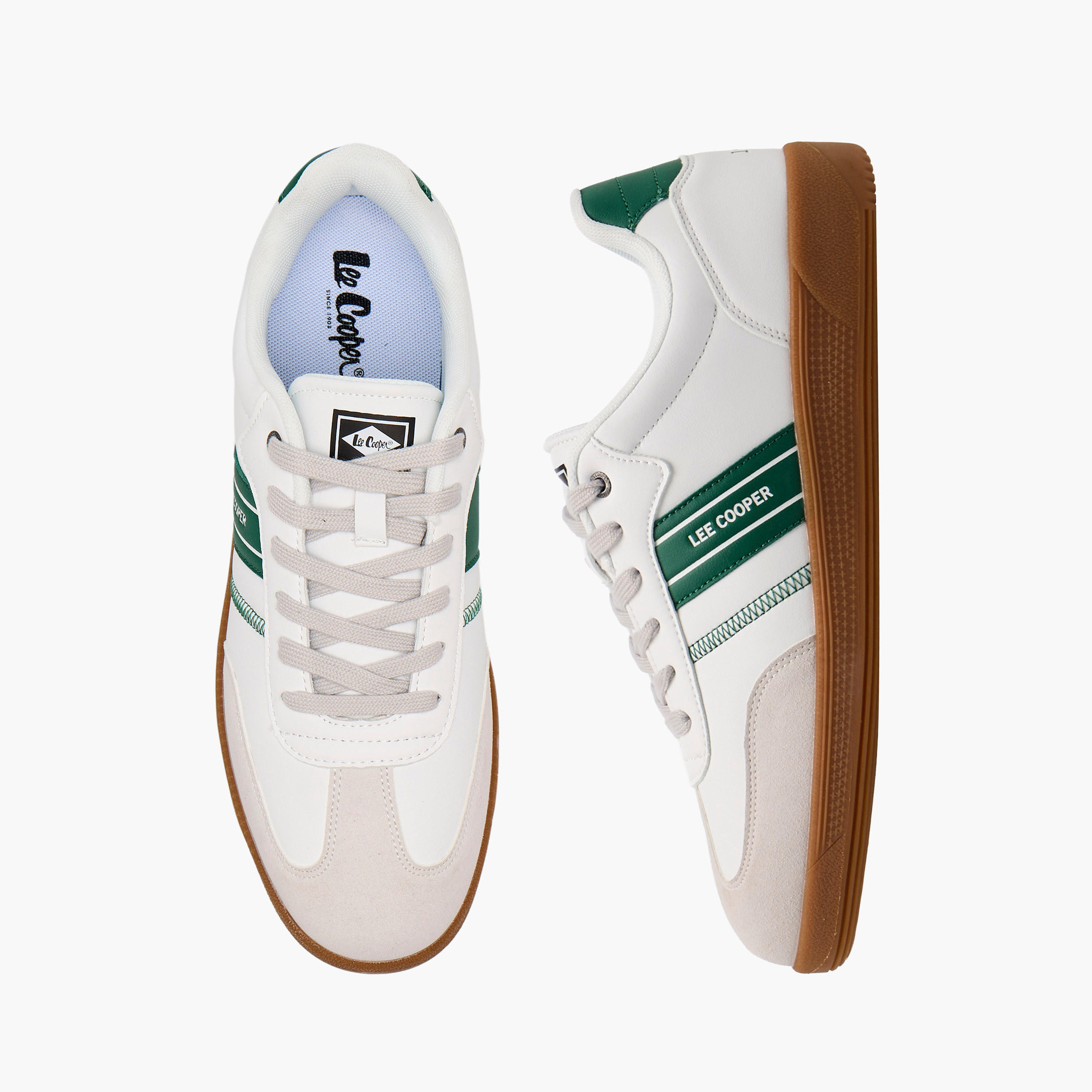 حذاء سنيكرز برقبة كاحل برباط للرجال من لي كوبر-men-shoes-sneakers-image-1
