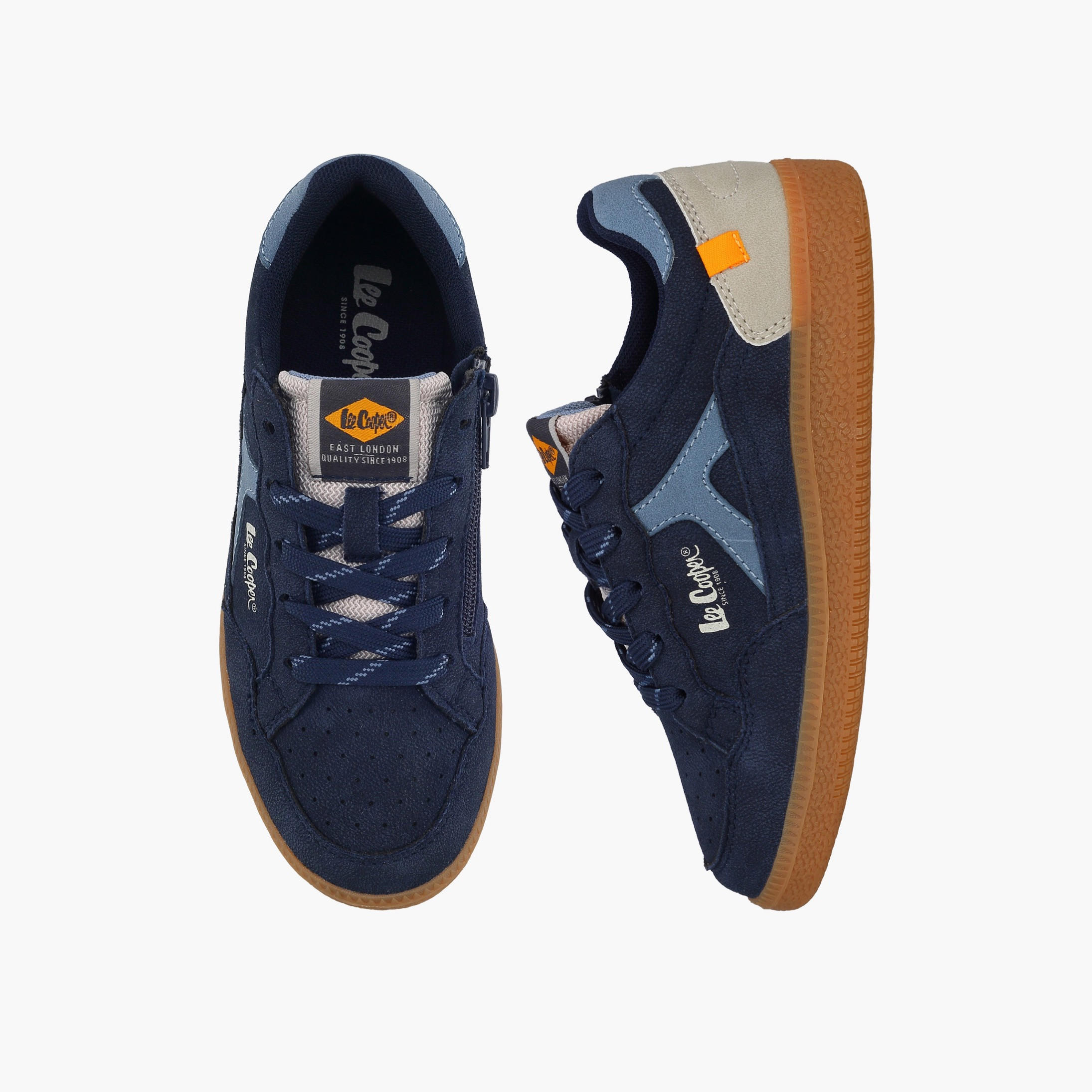 Lee Cooper Boys Lace-Up Ankle Sneakers-boys-shoes-sneakers-image-1