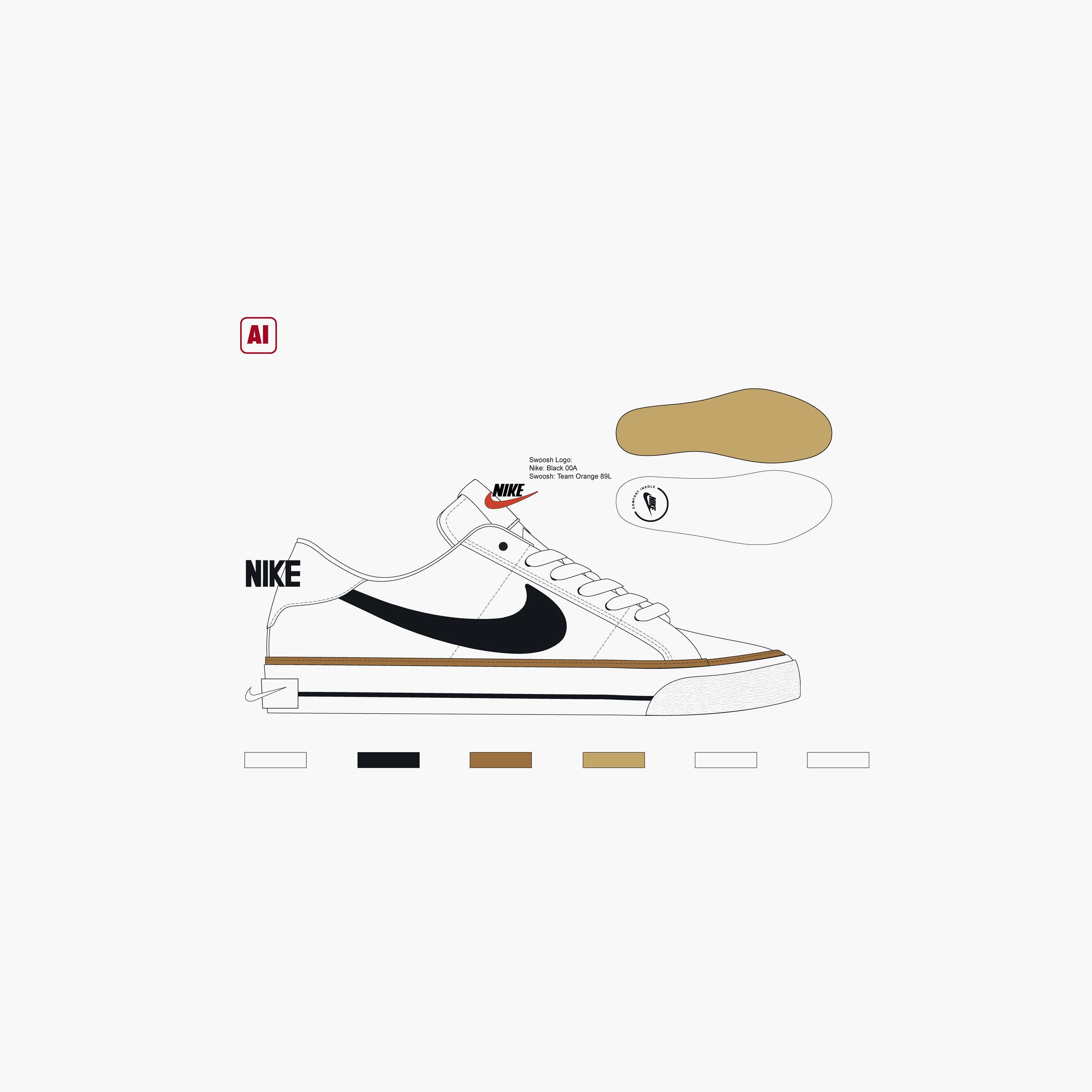 حذاء سنيكرز بشريط إغلاق لاصق "كورت ليغاسي بي بي في" للأولاد من نايك - DA5381-102-boys-shoes-sneakers-image-2