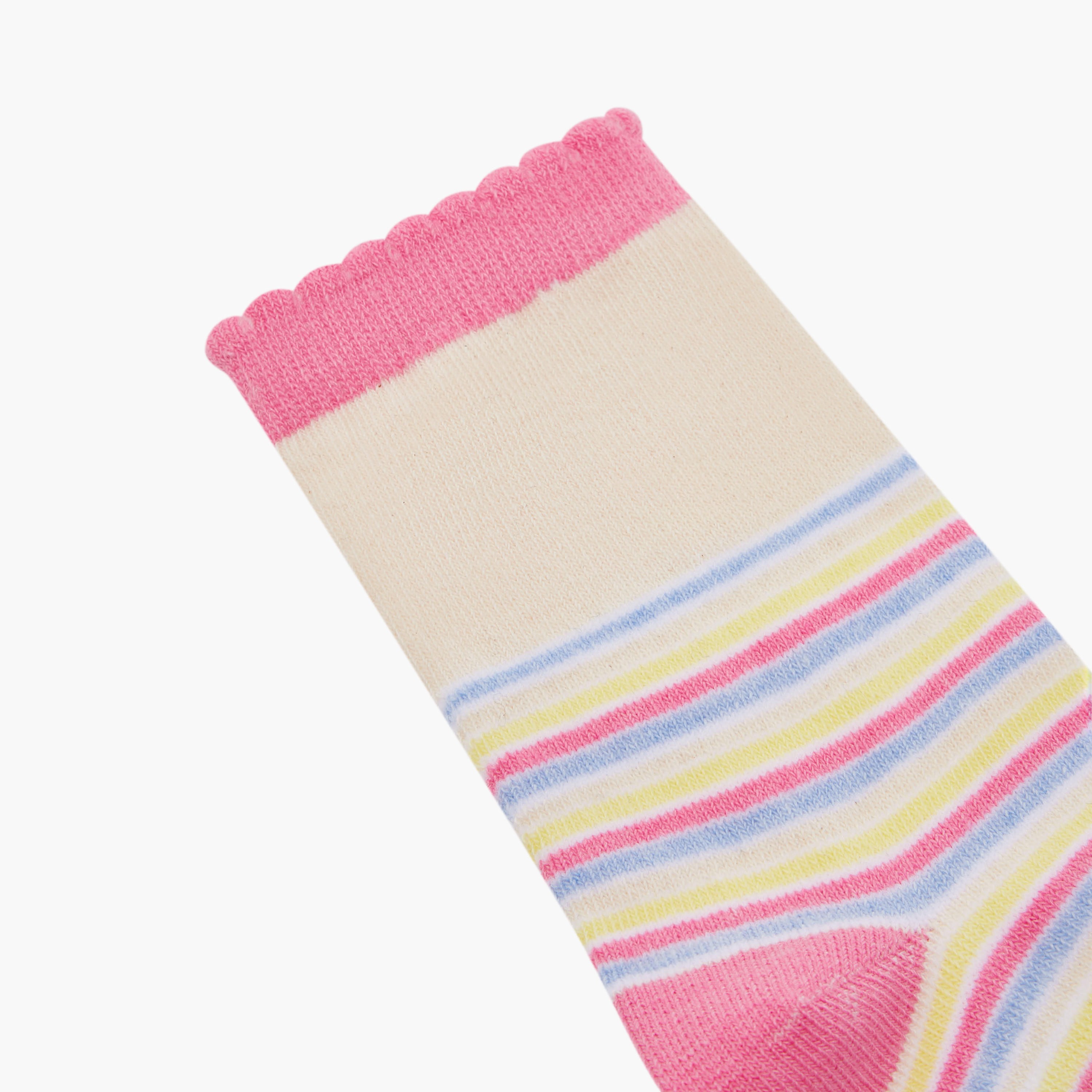 طقم جوارب 5 أزواج متنوعة بطول الكاحل للبنات من فلورا بيلا-girls-accessories-socks-image-3