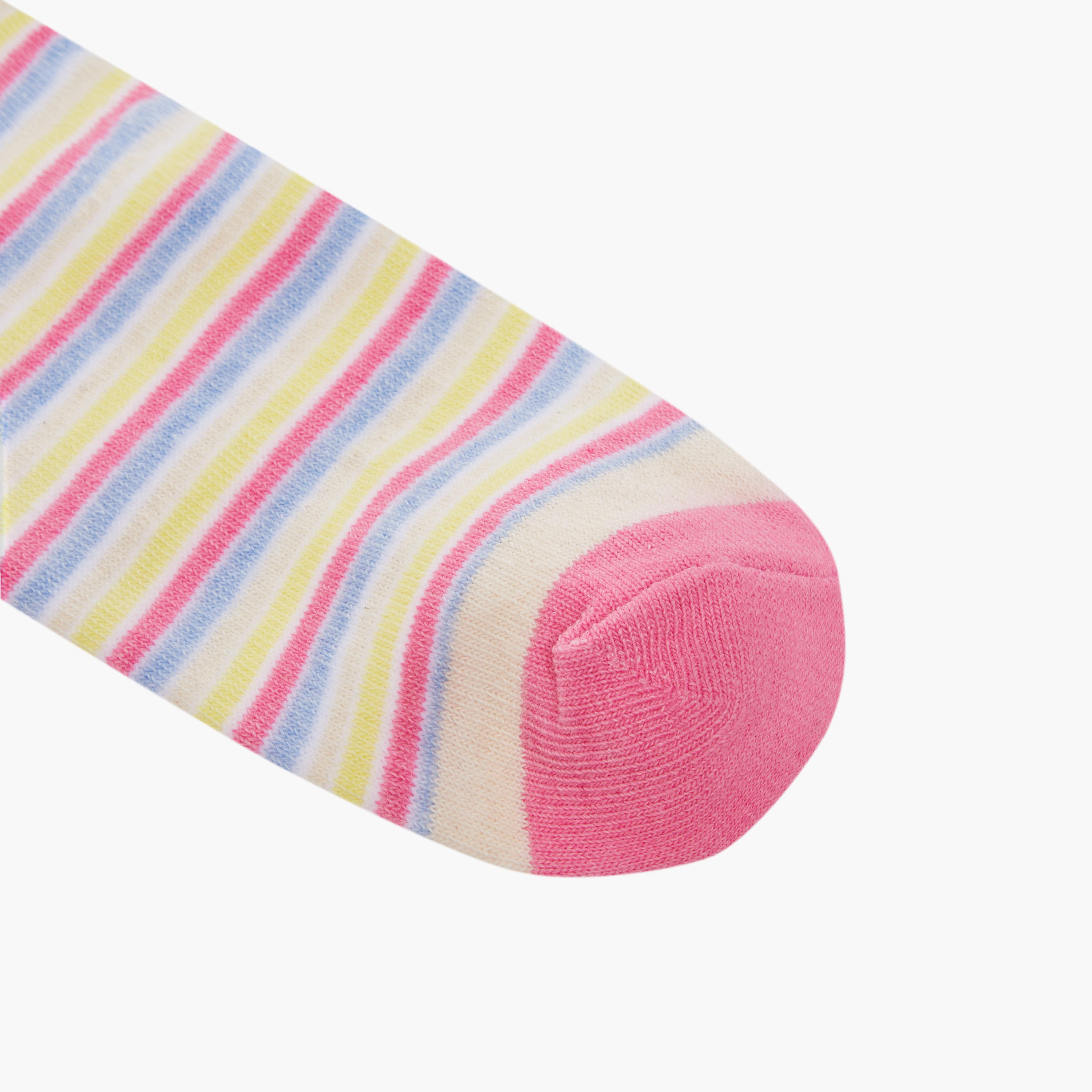 طقم جوارب 5 أزواج متنوعة بطول الكاحل للبنات من فلورا بيلا-girls-accessories-socks-image-5