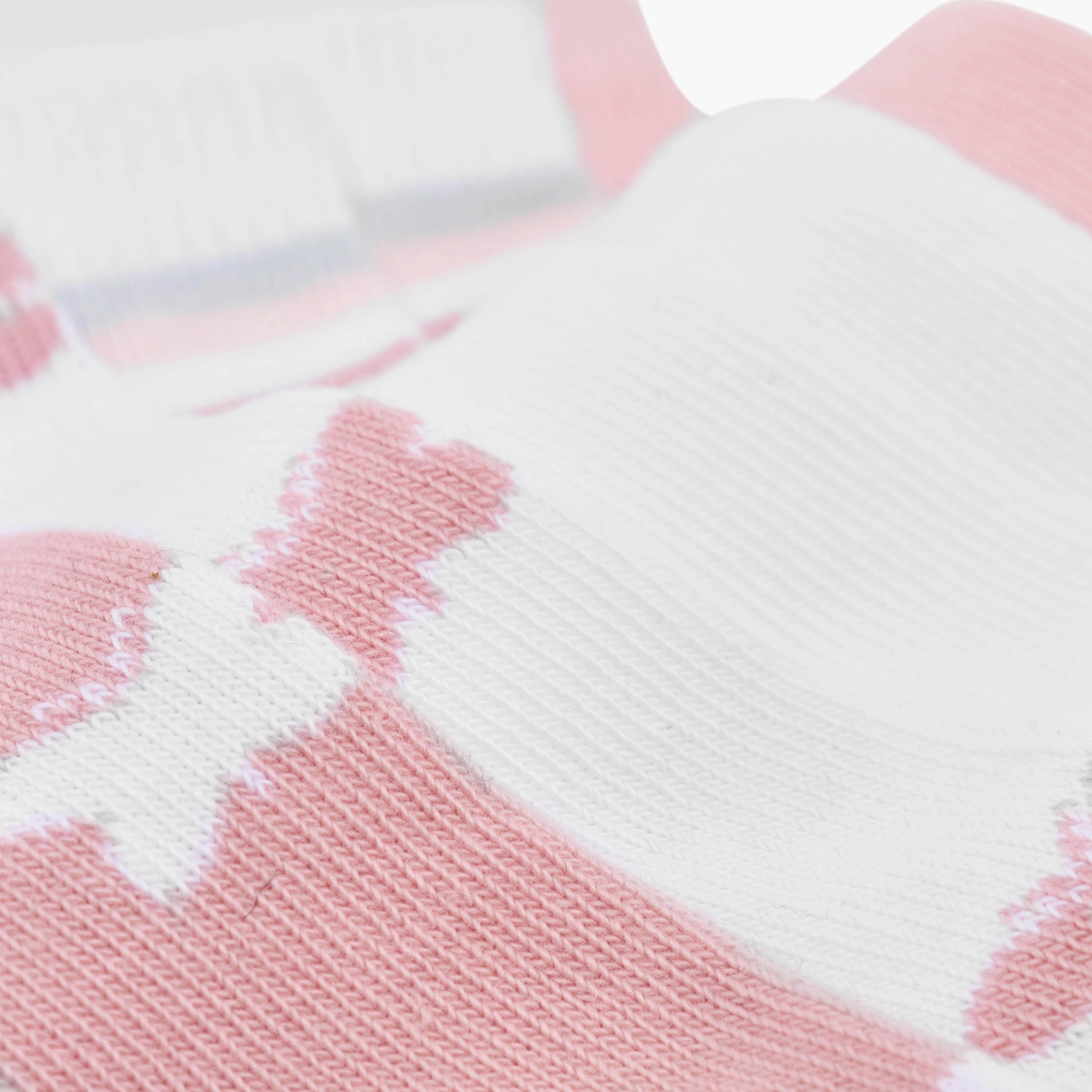 Little Missy Textured Ankle Length Socks - Set of 5-girls-accessories-socks-image-3