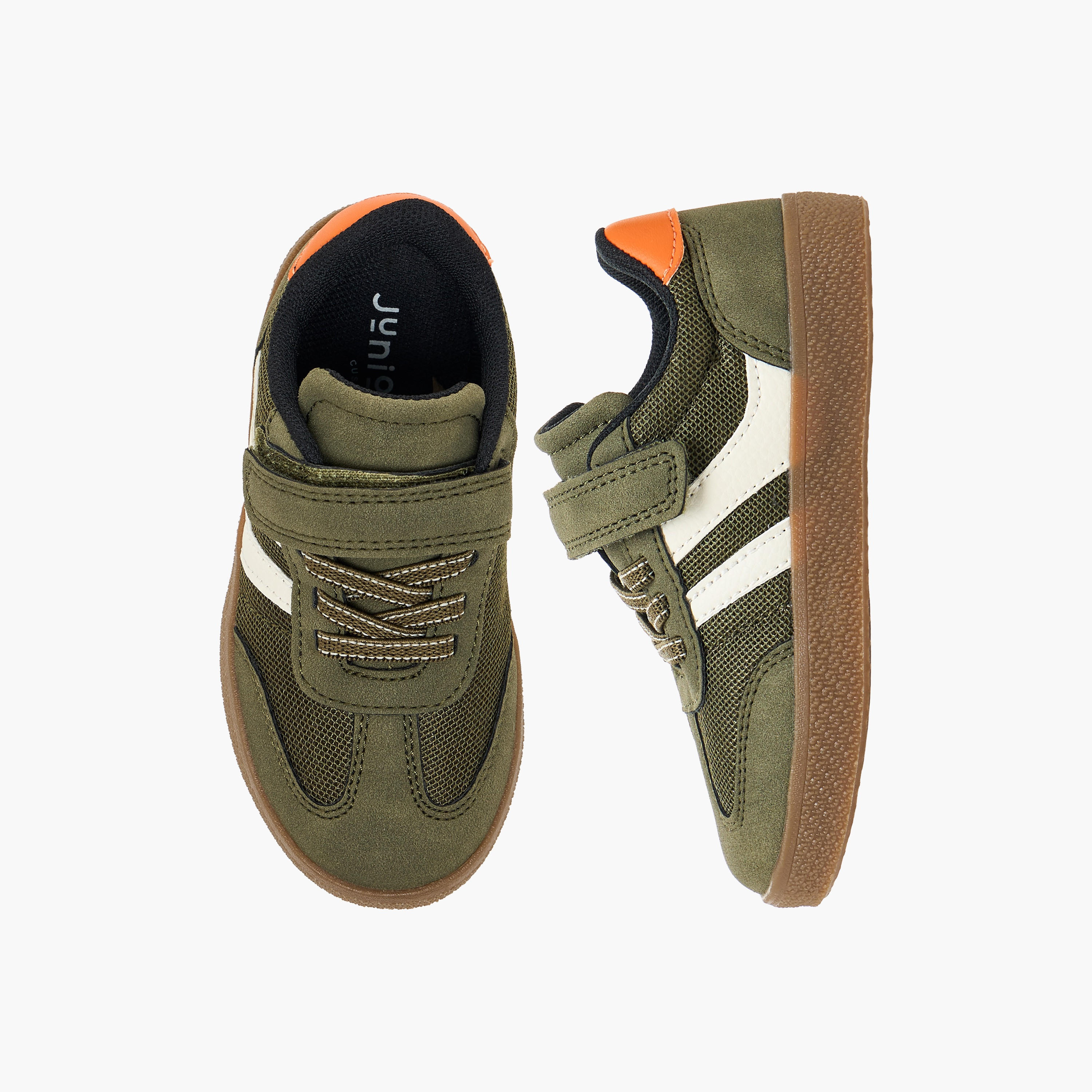 حذاء سنيكرز بشريط لاصق للأولاد من جونيورز-boys-shoes-sneakers-image-1